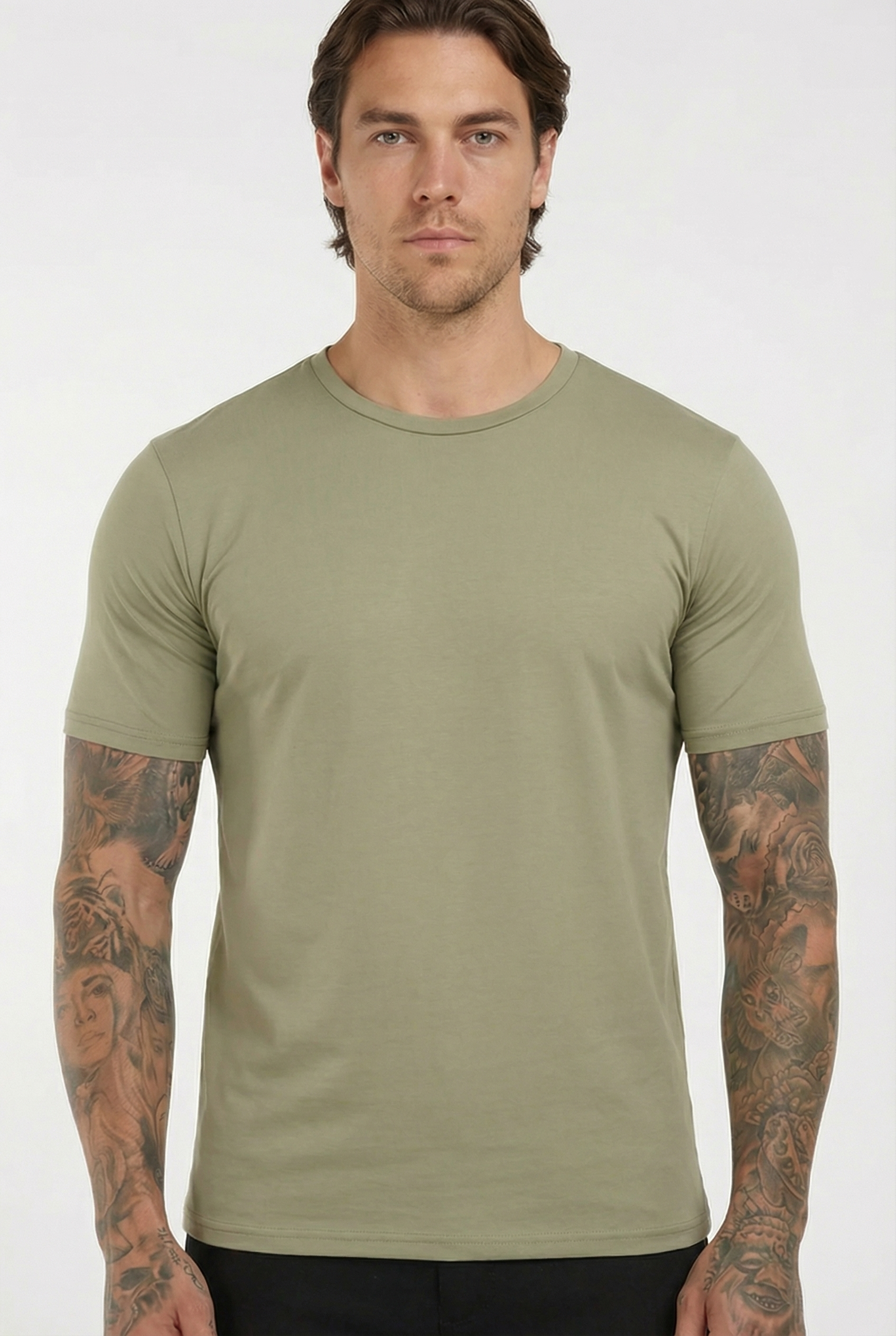 Men's Essential Slim Fit Crewneck T-Shirt | Blackstone London