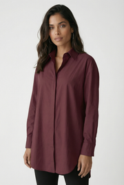 THE WHITEHALL OVERSIZED COTTON BUTTON-DOWN SHIRT