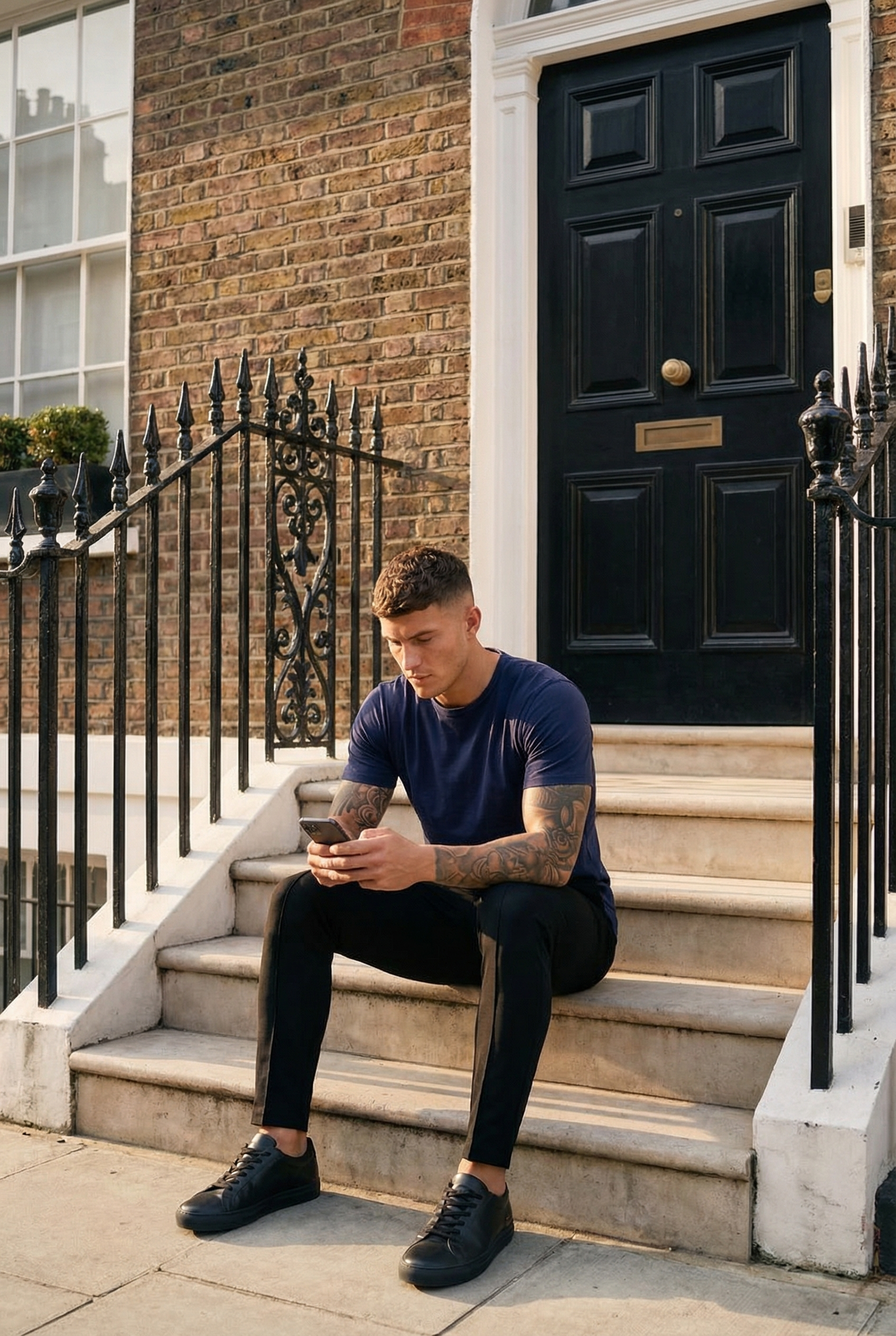 Men's Essential Slim Fit Crewneck T-Shirt | Blackstone London