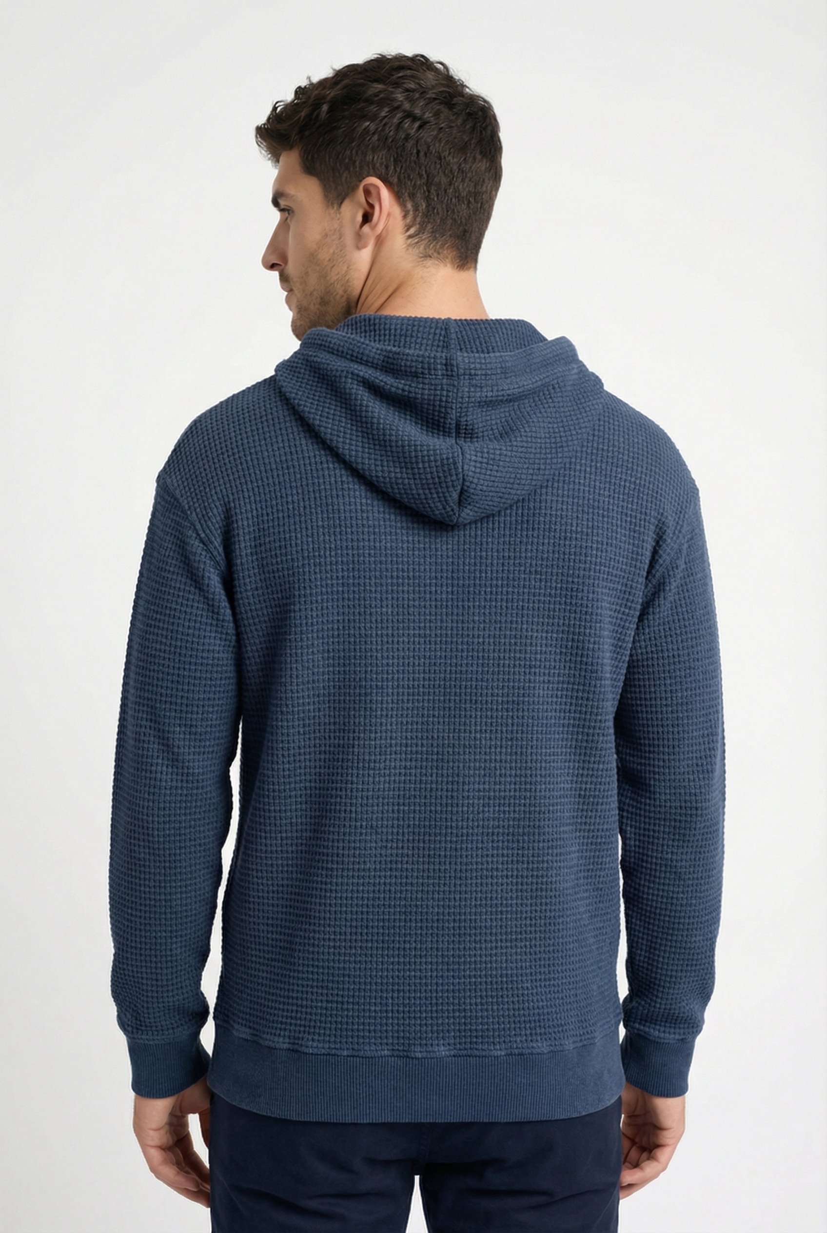 THE HACKNEY MENS BUTTON PULLOVER HOODIE