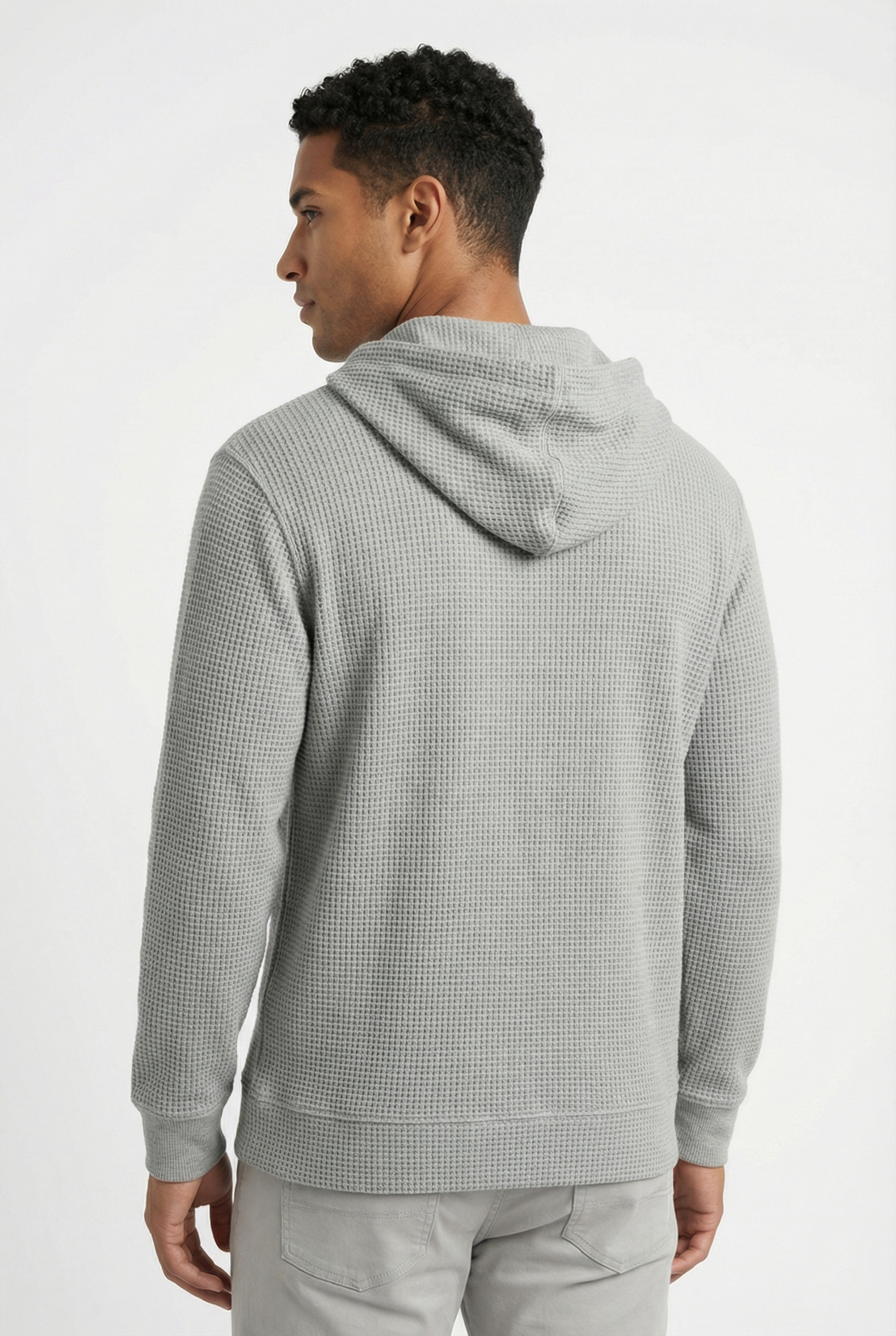 THE HACKNEY MENS BUTTON PULLOVER HOODIE