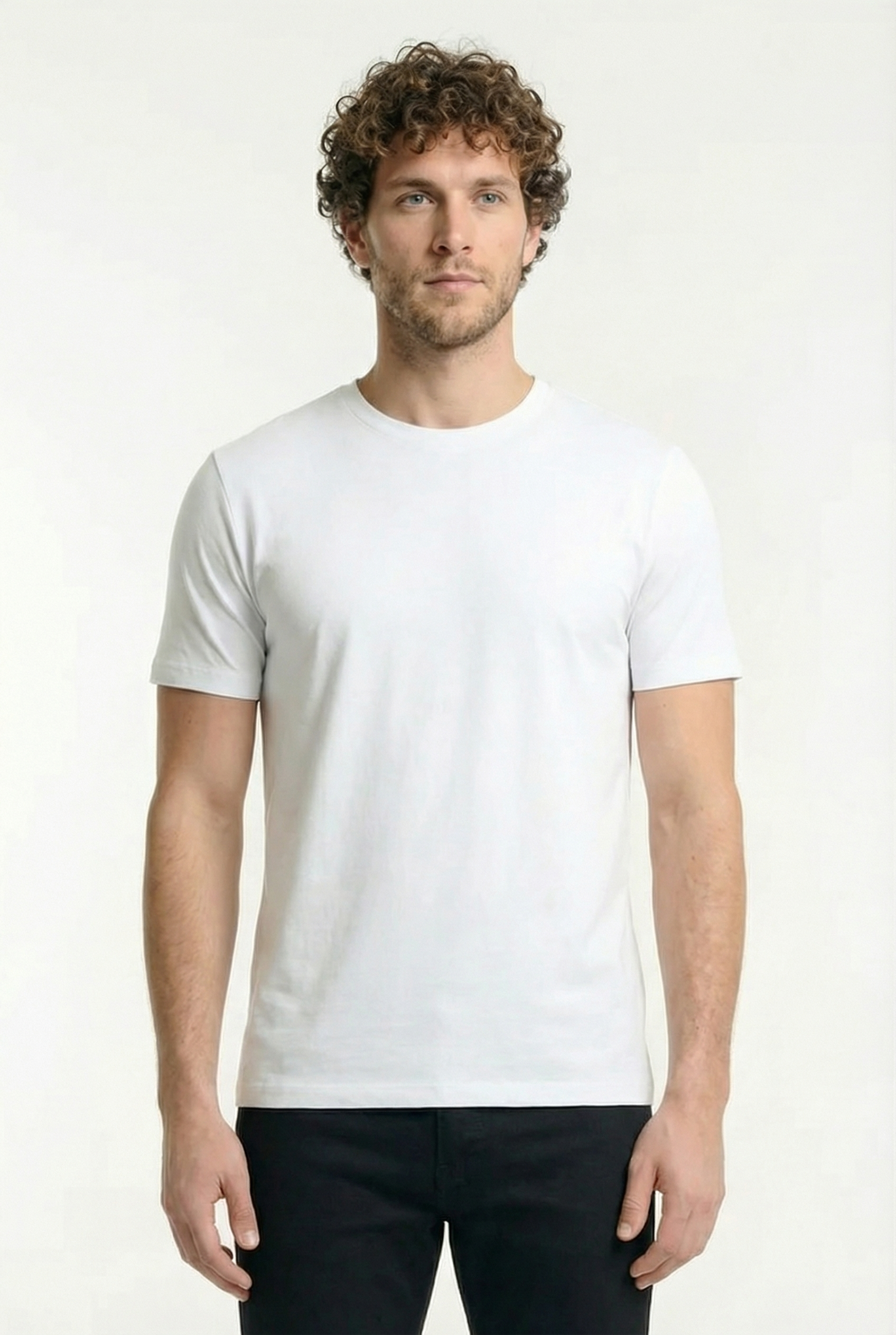 Men's Classic Fitted Crewneck T-Shirt | Blackstone London
