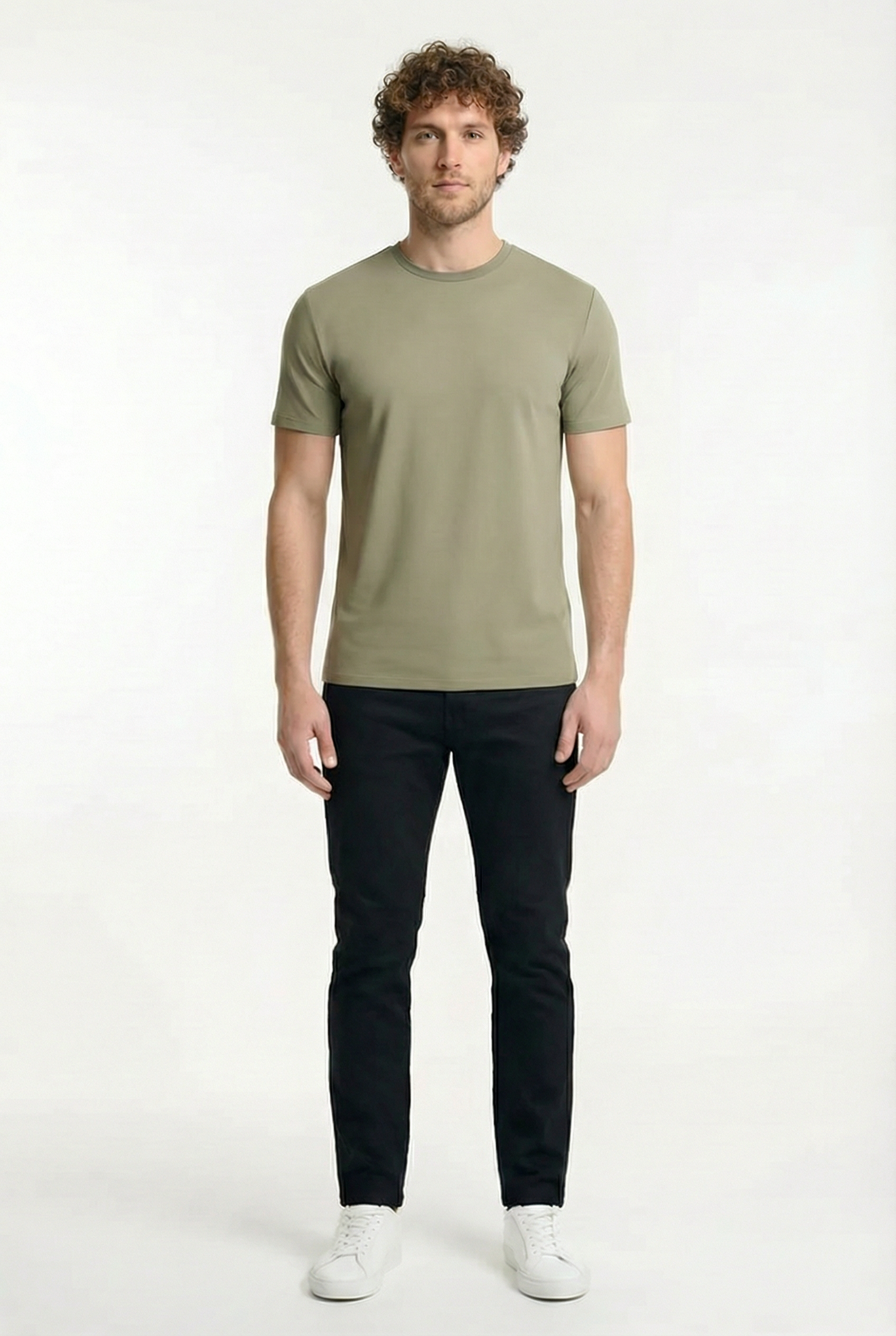 Men's Classic Fitted Crewneck T-Shirt | Blackstone London