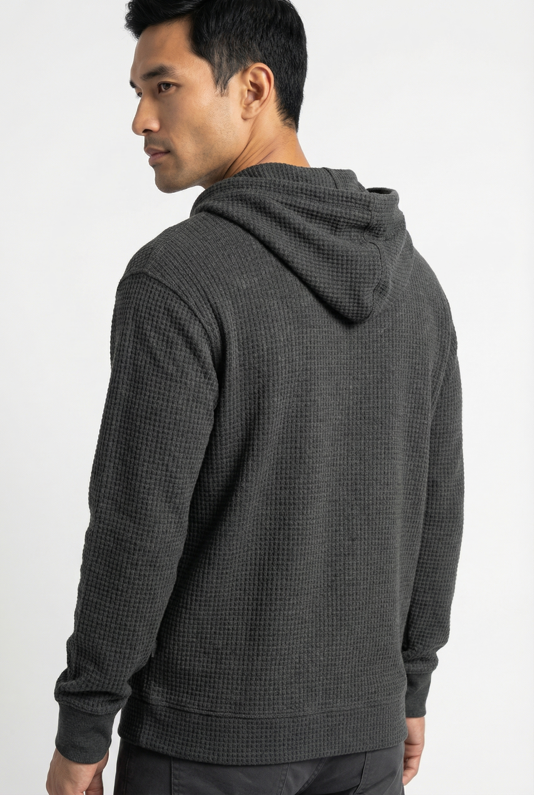 THE HACKNEY MENS BUTTON PULLOVER HOODIE