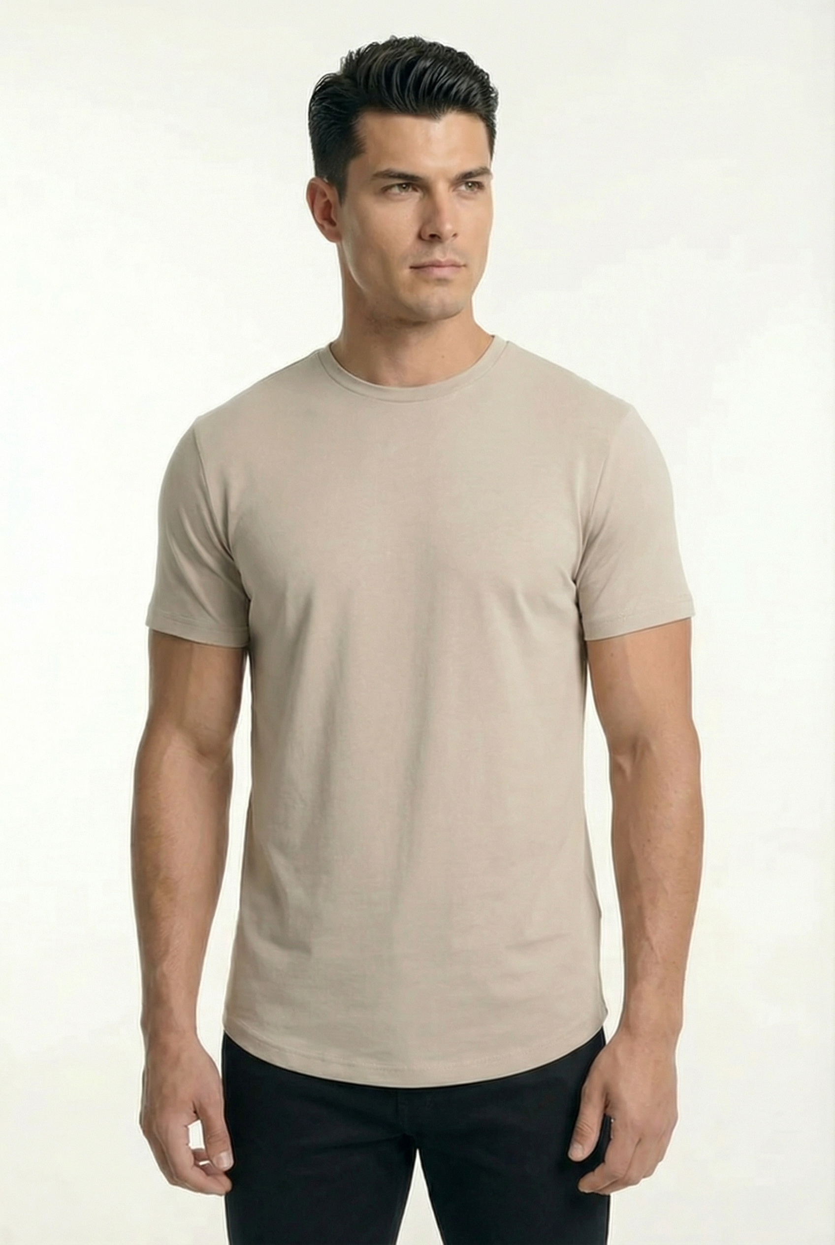 Men's Classic Fitted Crewneck T-Shirt | Blackstone London