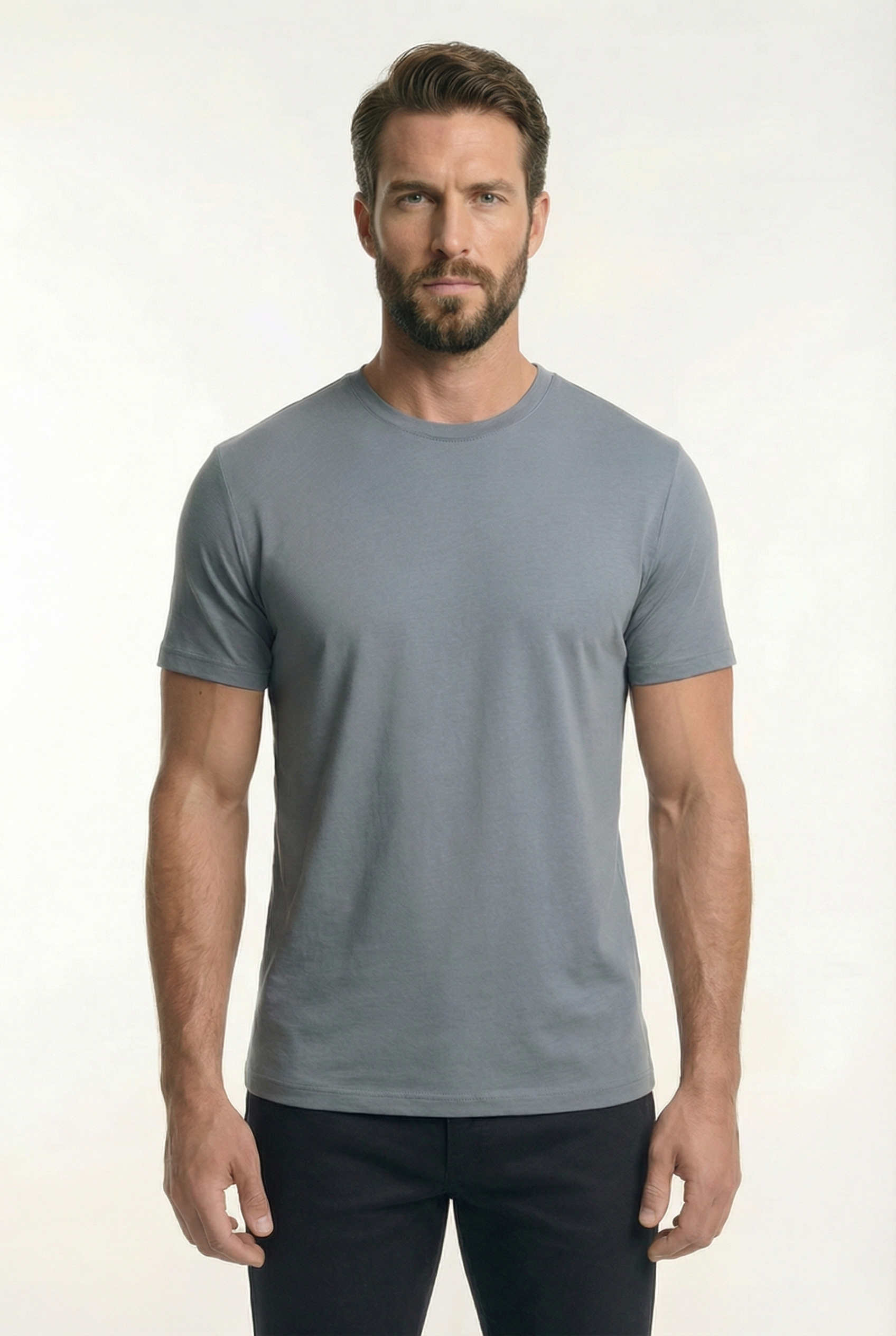 Men's Classic Fitted Crewneck T-Shirt | Blackstone London