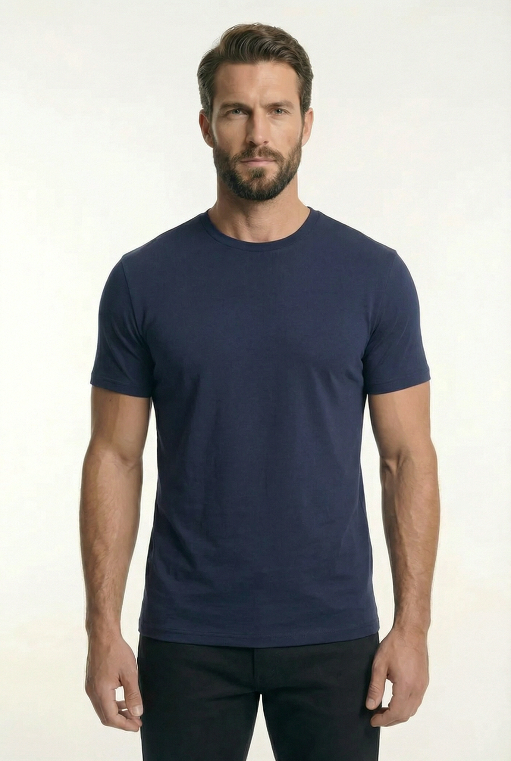 Men's Classic Fitted Crewneck T-Shirt | Blackstone London