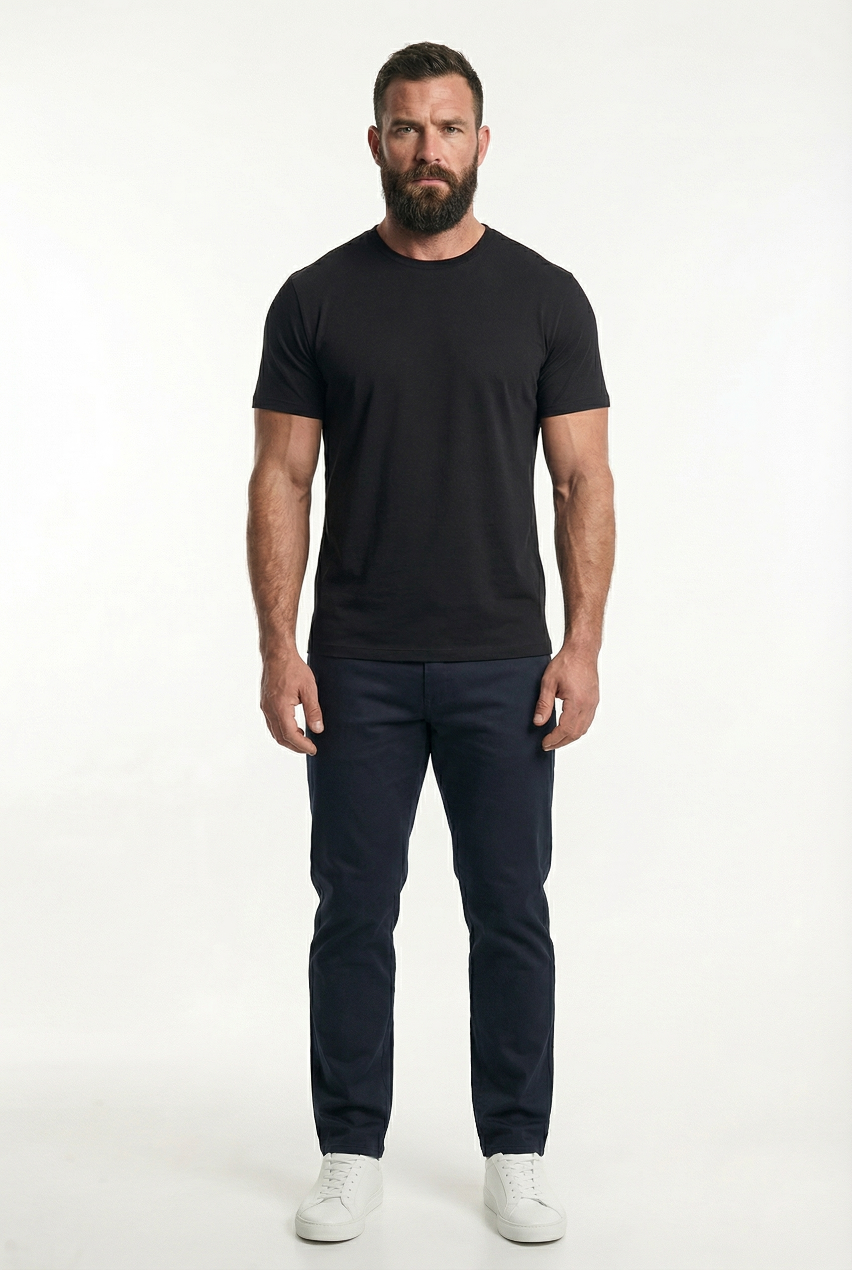 Men's Classic Fitted Crewneck T-Shirt | Blackstone London