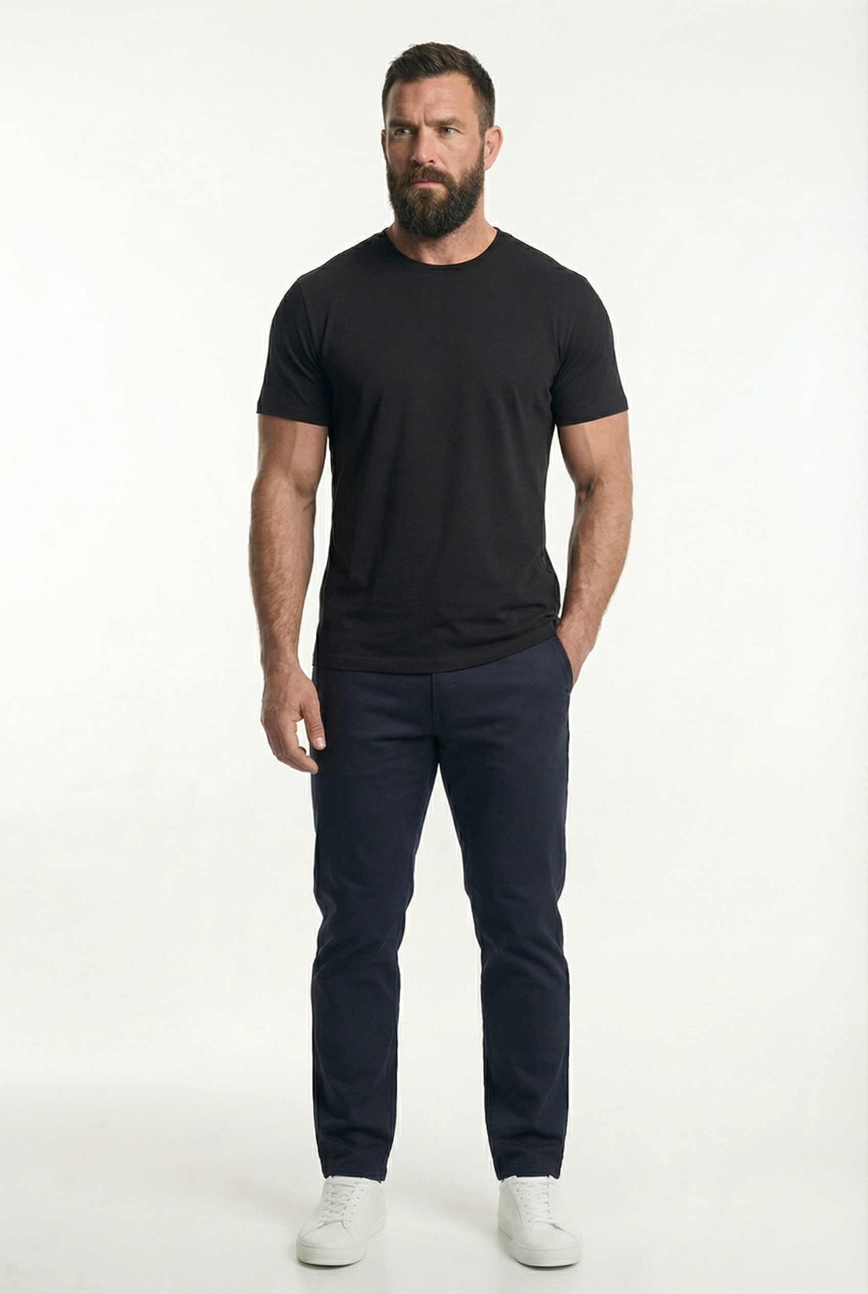 Men's Classic Fitted Crewneck T-Shirt | Blackstone London