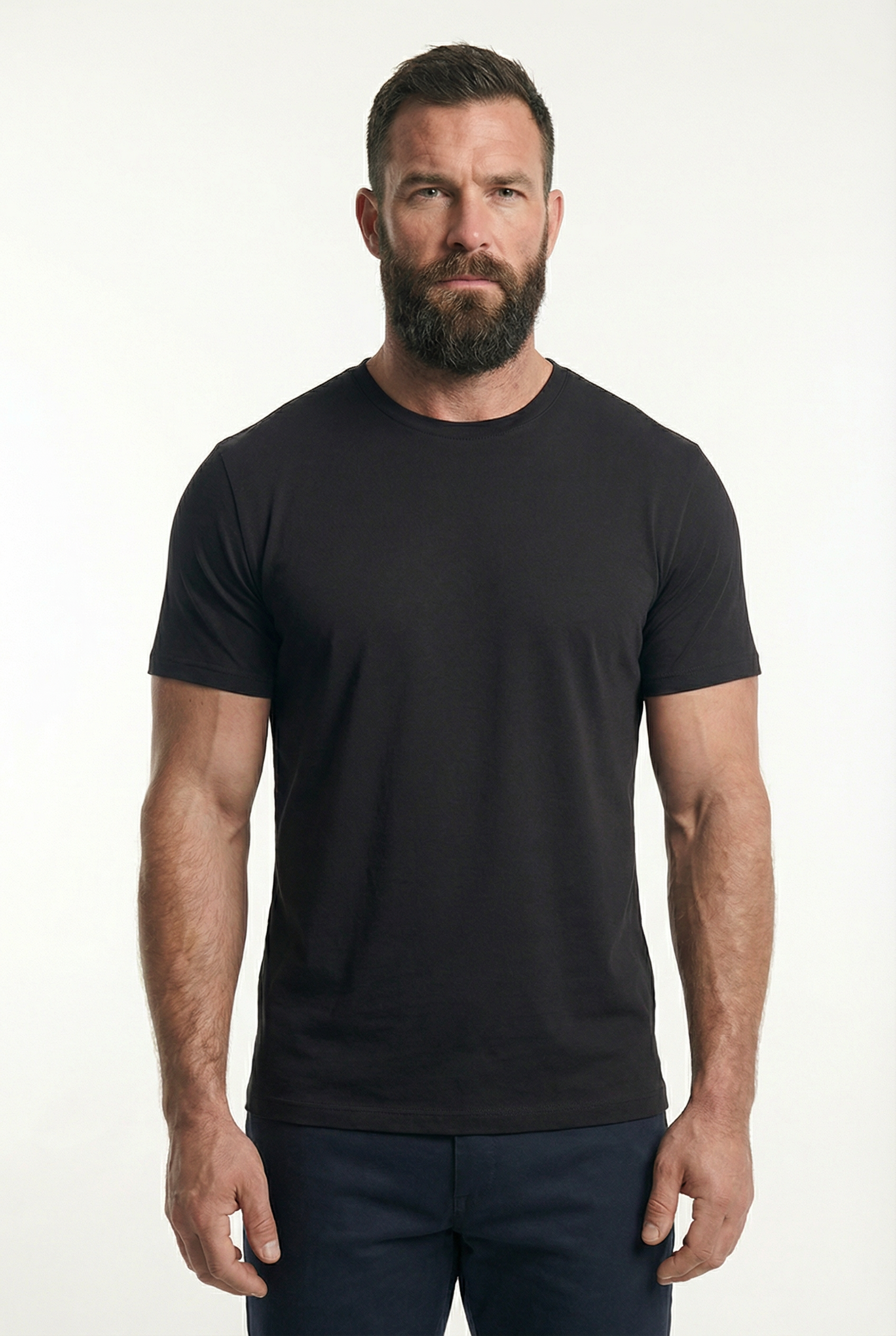 Men's Classic Fitted Crewneck T-Shirt | Blackstone London