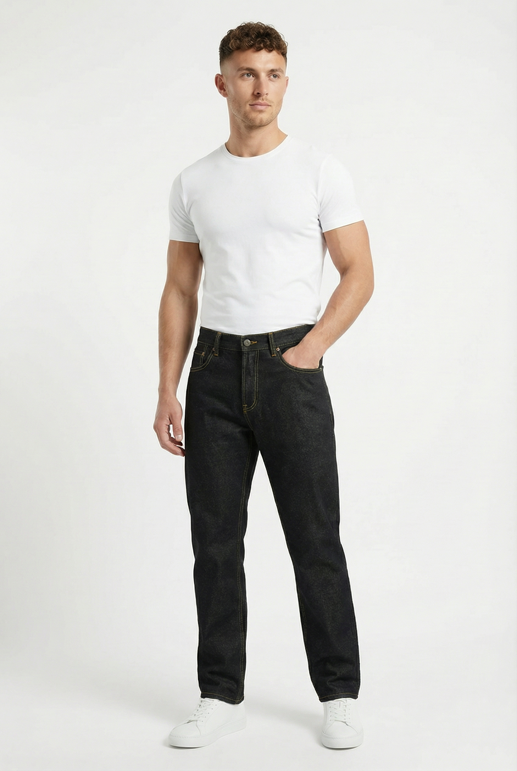Men's Heritage Regular Fit Jeans | Blackstone London