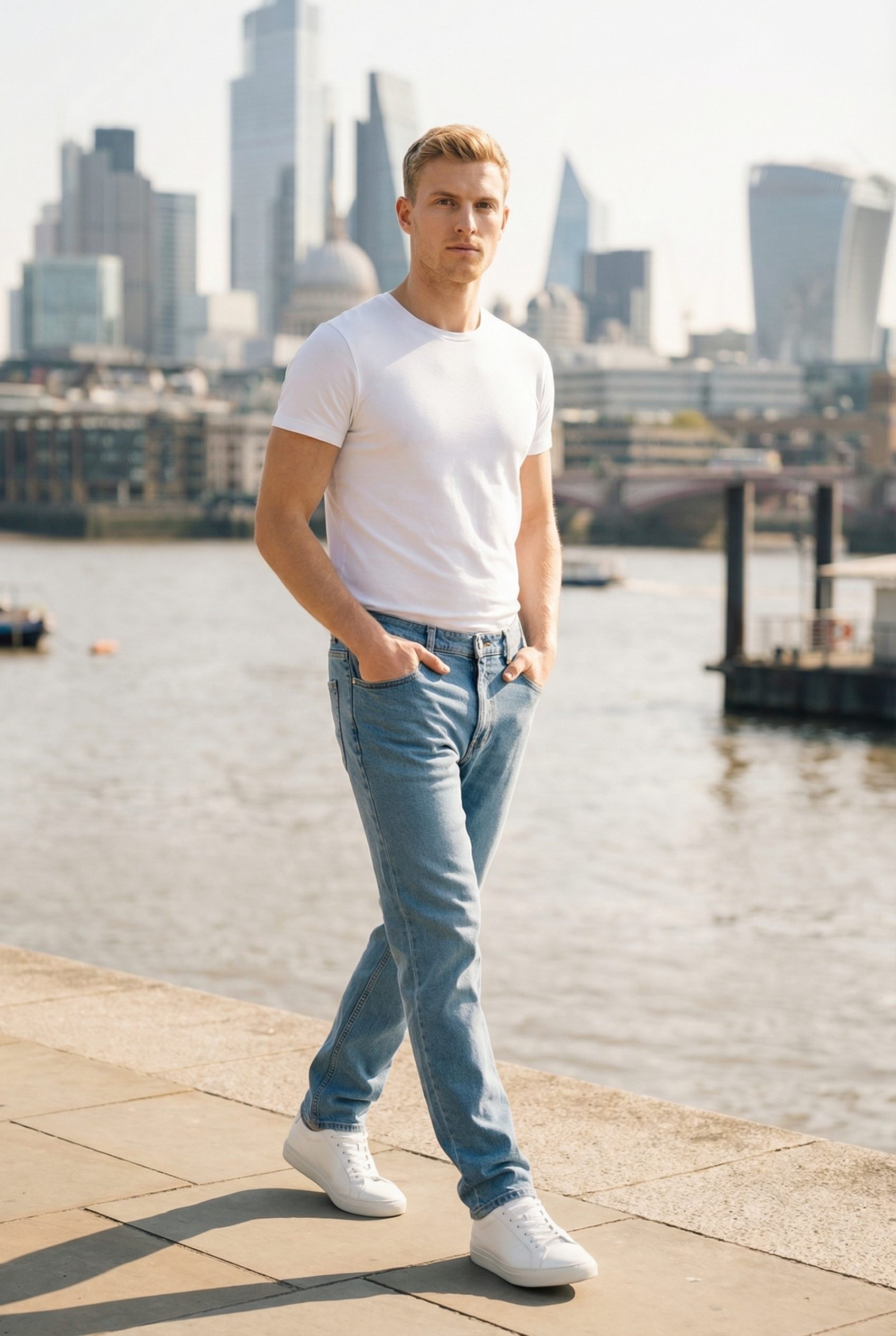 Men's Heritage Regular Fit Jeans | Blackstone London