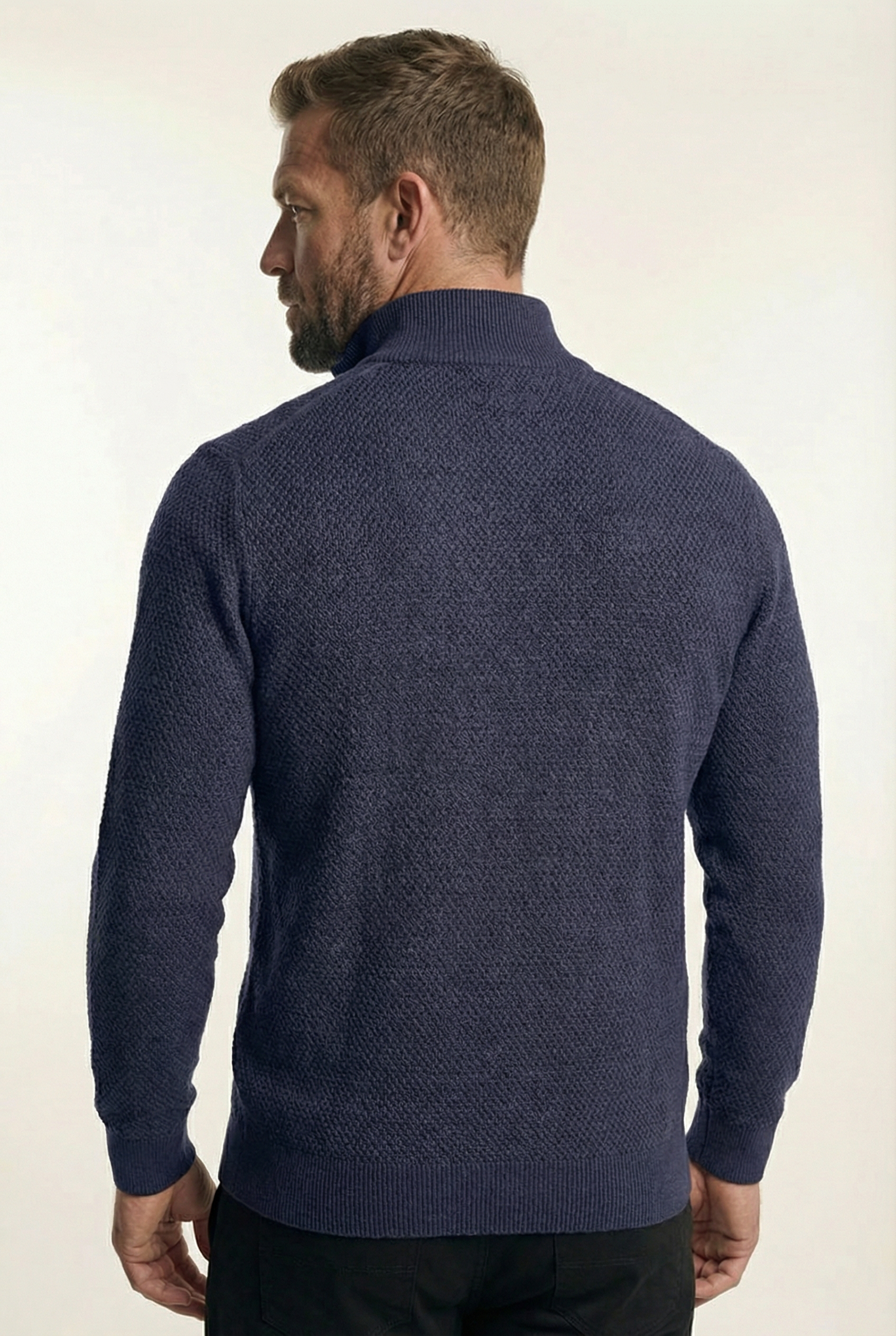 Men's Signature Quarter Zip Pullover Sweater | Blackstone London