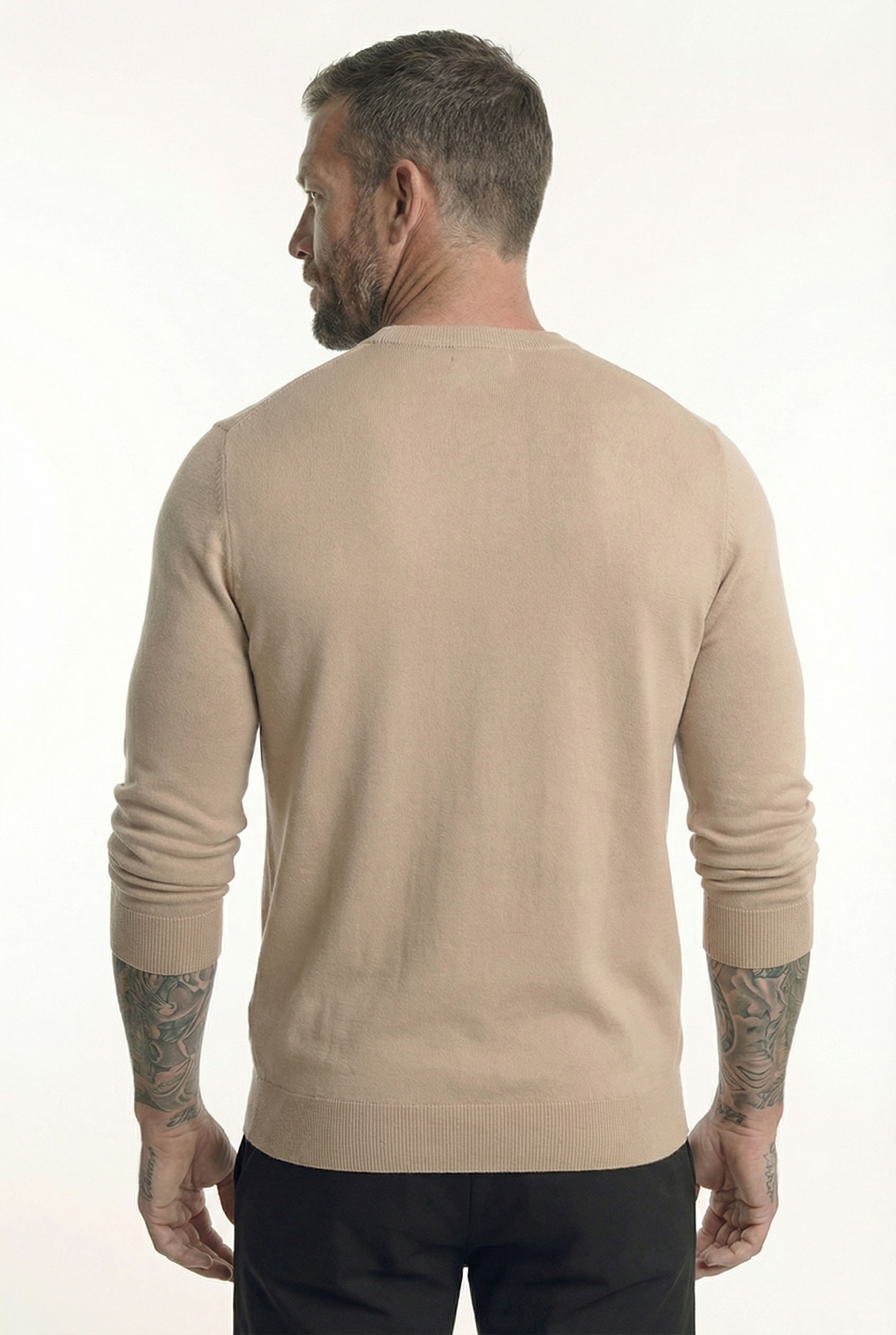 Men's Classic Crewneck Knit Sweater | Blackstone London