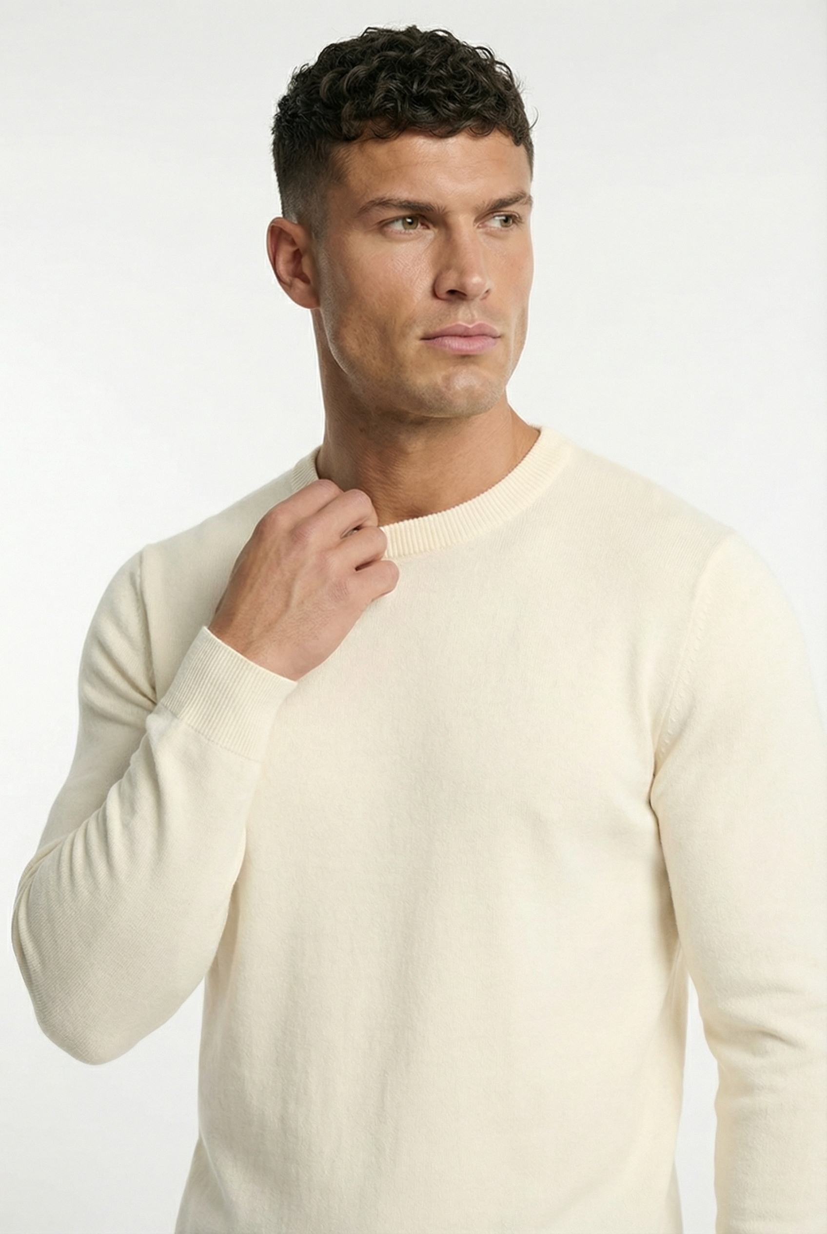 Men's Classic Crewneck Knit Sweater | Blackstone London