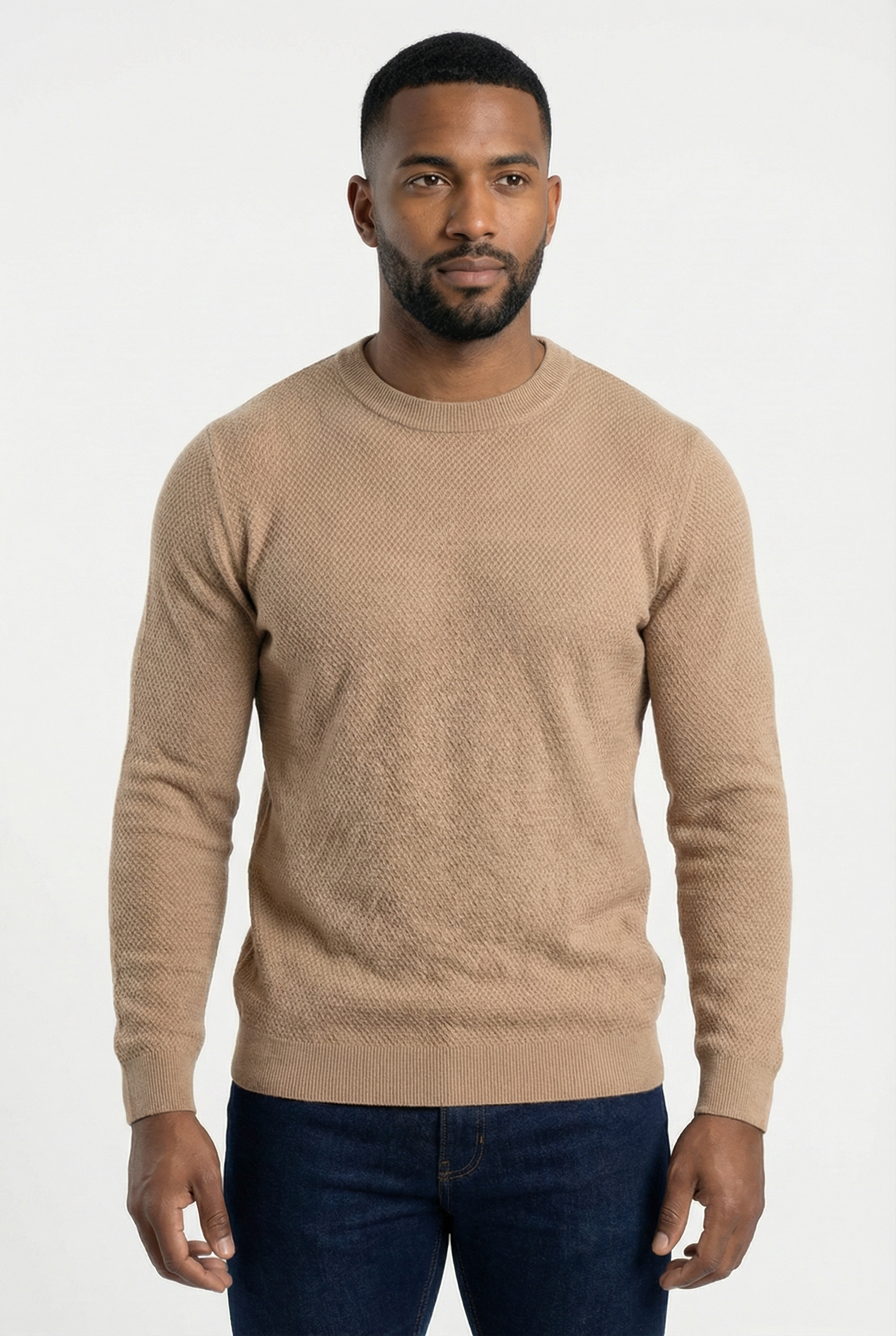 Men's Signature Crewneck Knit Sweater | Blackstone London