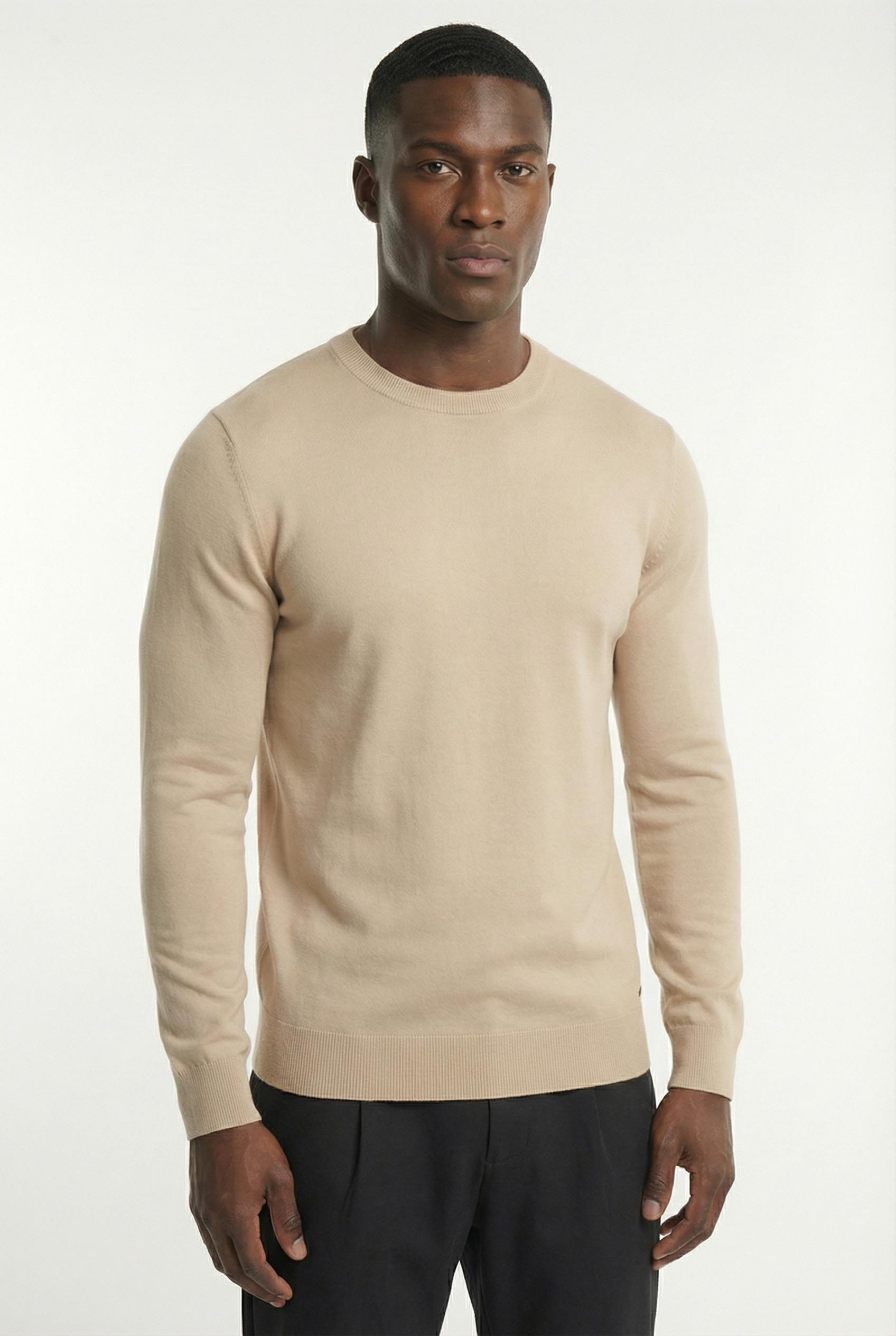 Men's Classic Crewneck Knit Sweater | Blackstone London