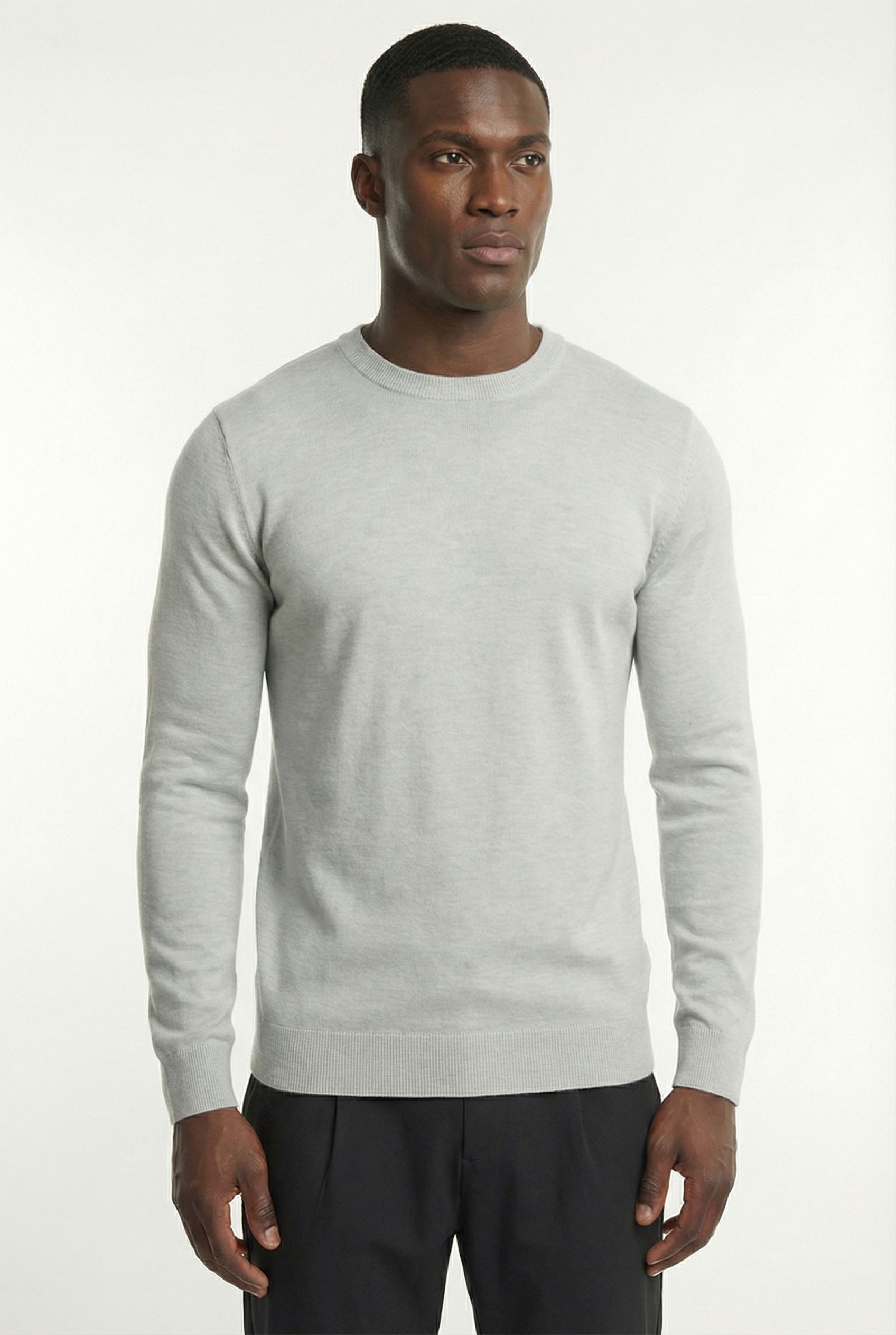 Men's Classic Crewneck Knit Sweater | Blackstone London