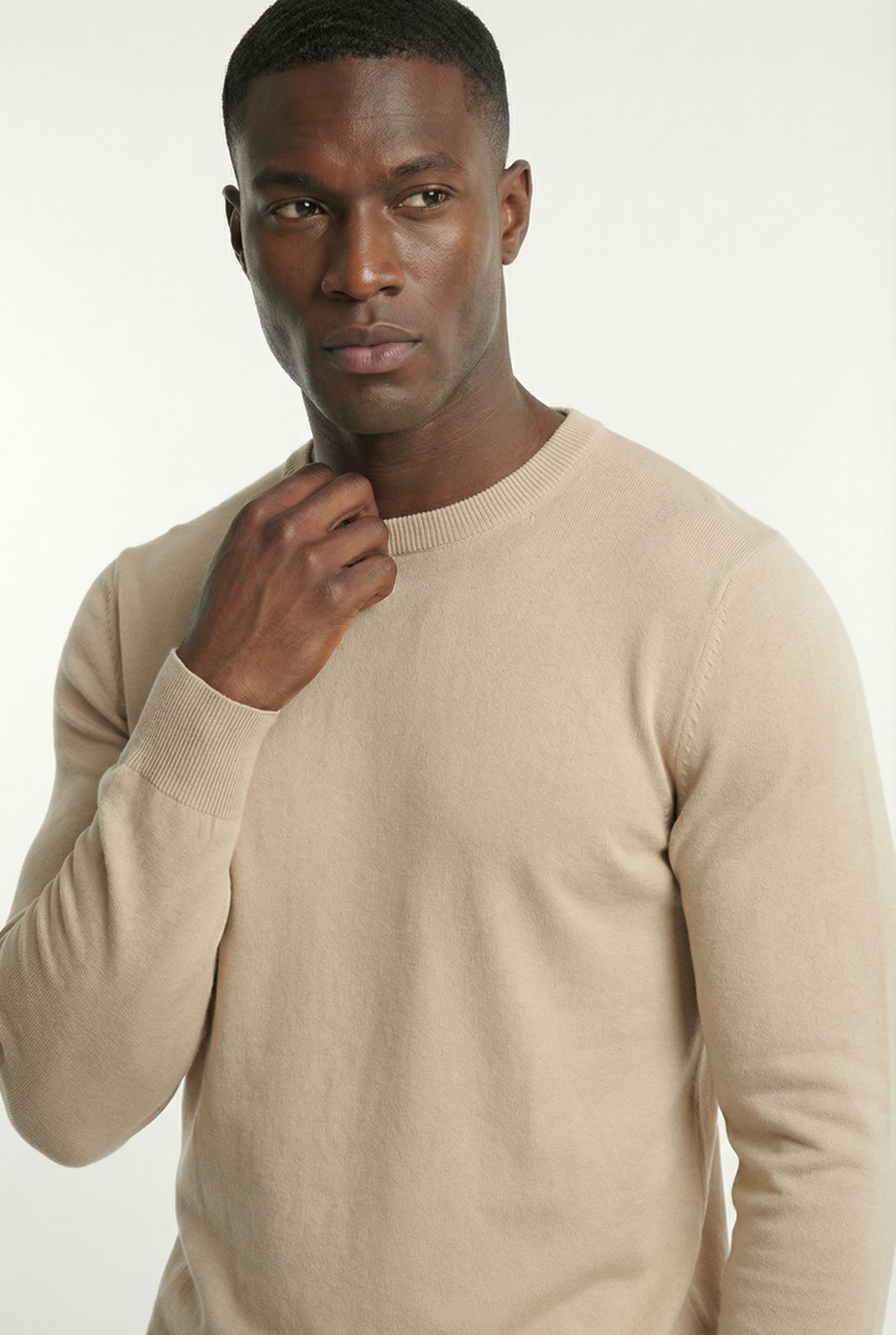 Men's Classic Crewneck Knit Sweater | Blackstone London