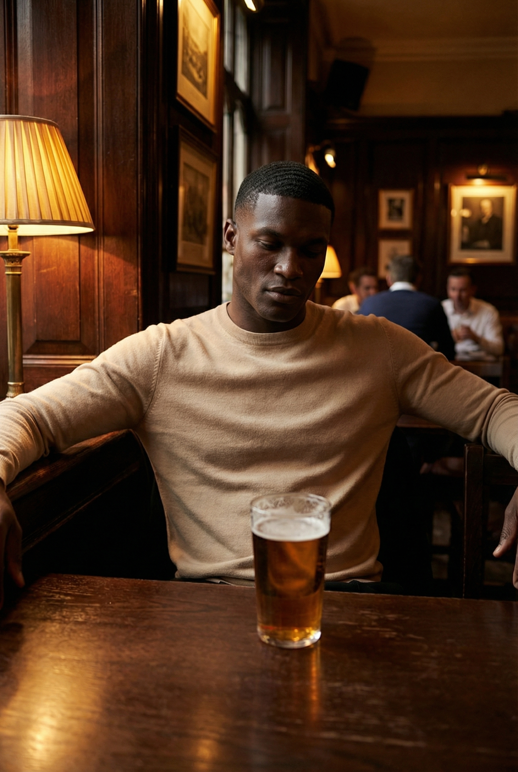 Men's Classic Crewneck Knit Sweater | Blackstone London