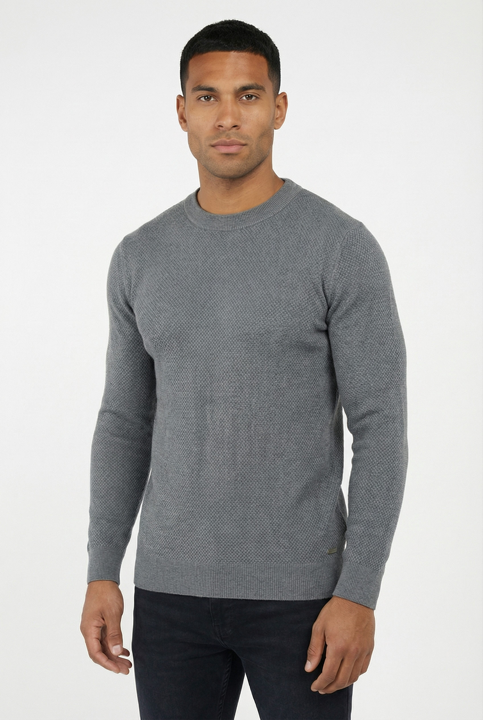 Men's Signature Crewneck Knit Sweater | Blackstone London