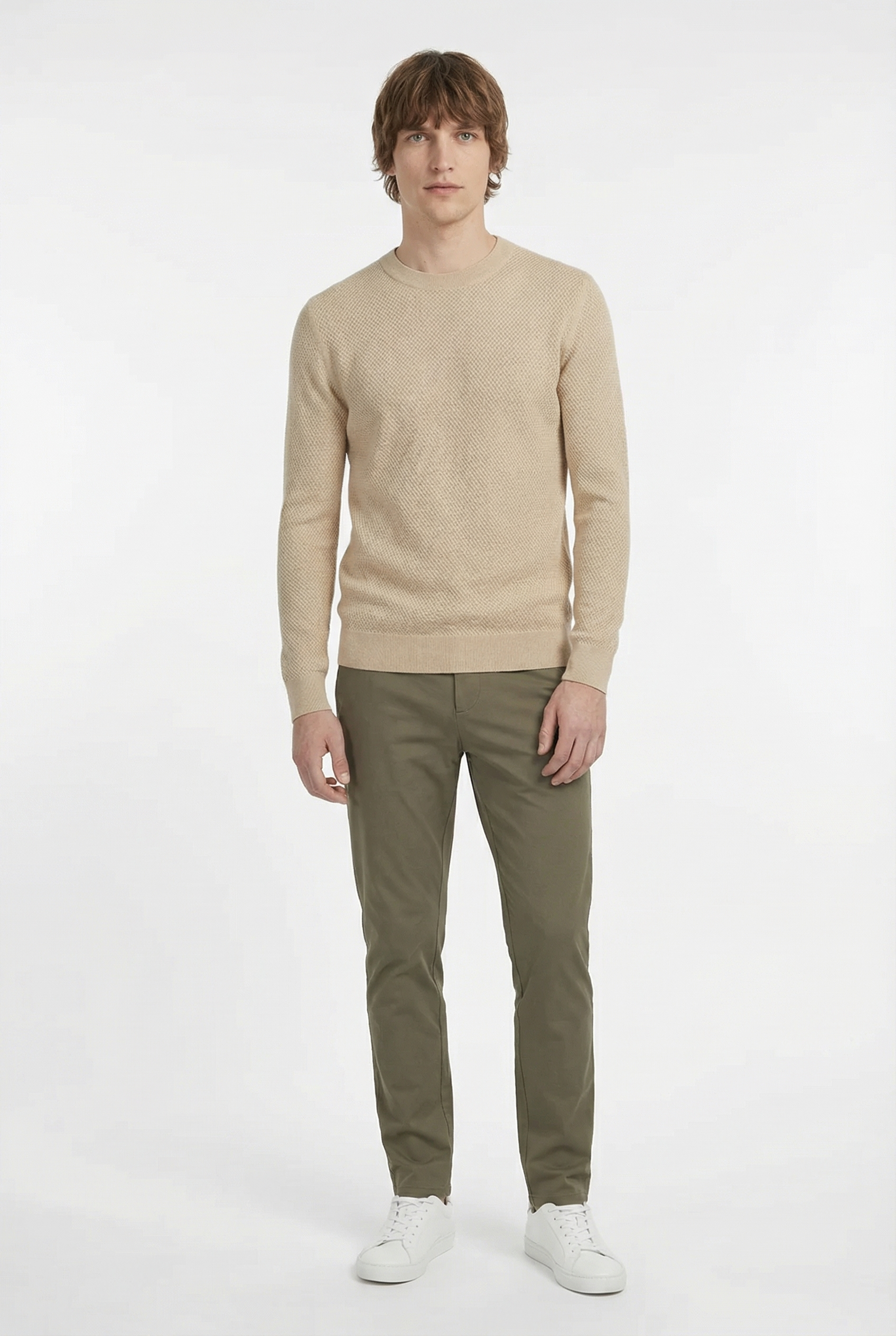 Men's Signature Crewneck Knit Sweater | Blackstone London