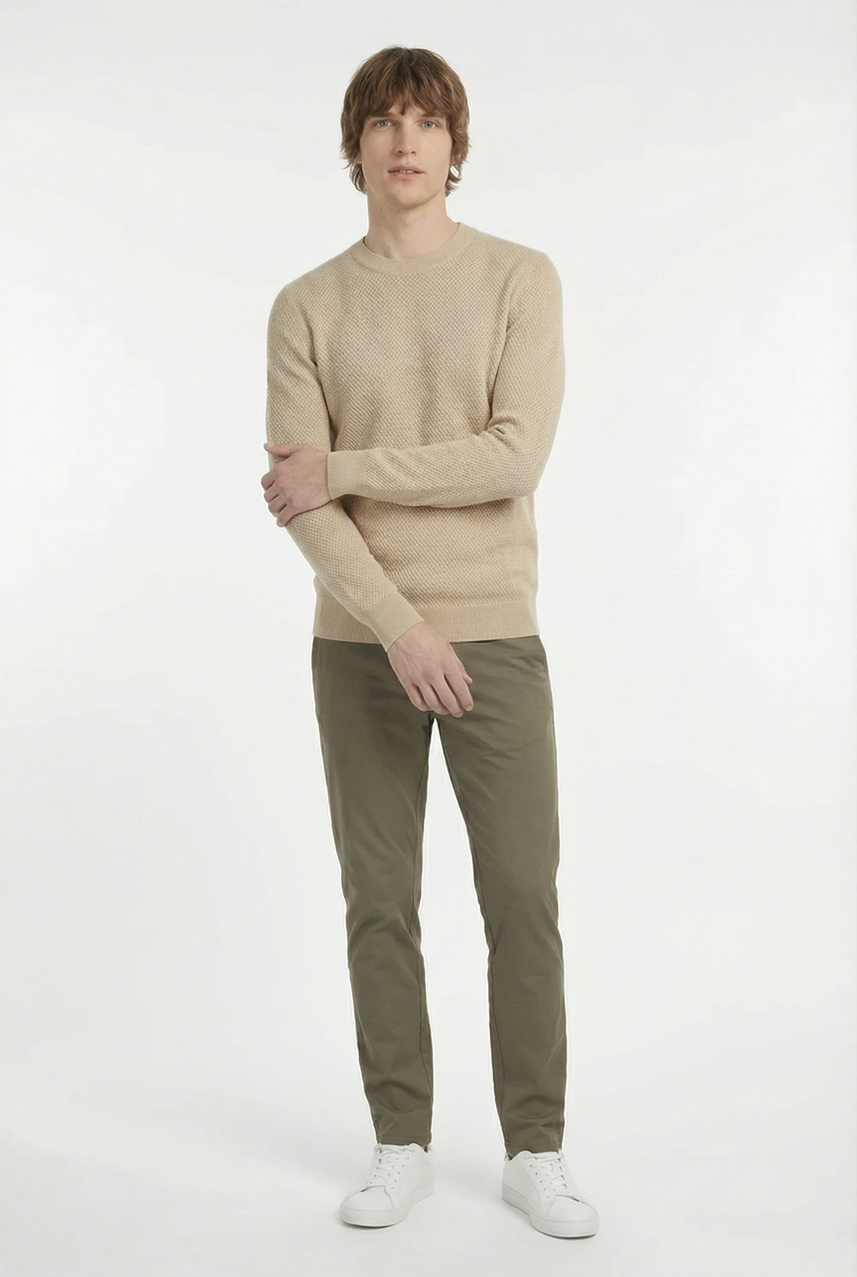 Men's Signature Crewneck Knit Sweater | Blackstone London