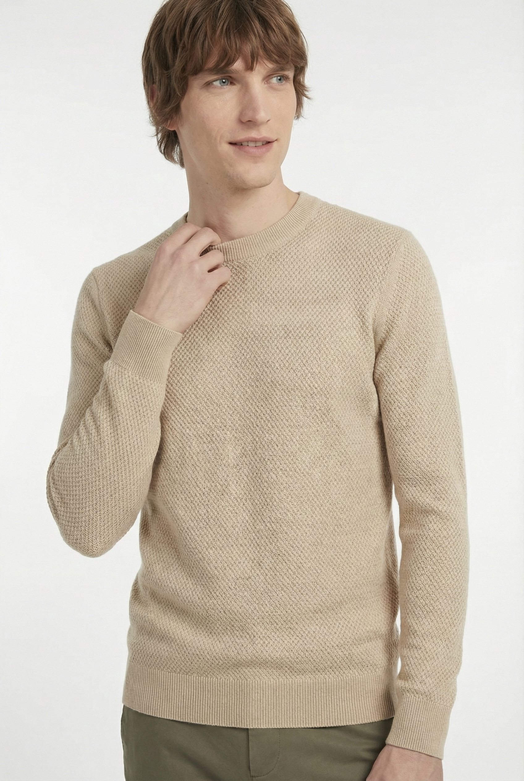 Men's Signature Crewneck Knit Sweater | Blackstone London