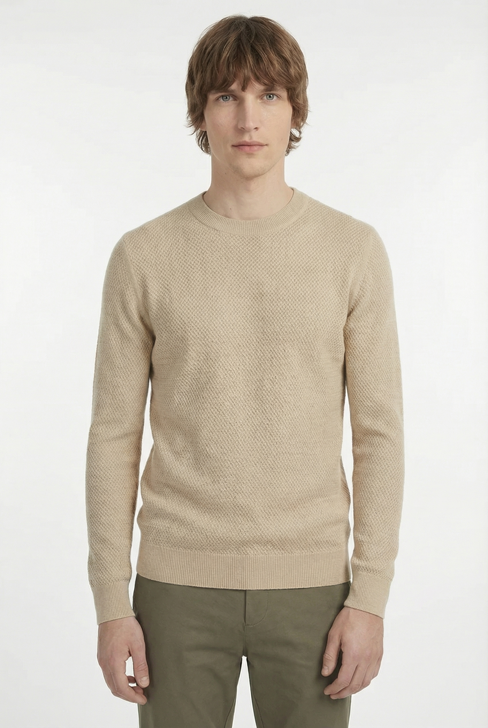 Men's Signature Crewneck Knit Sweater | Blackstone London