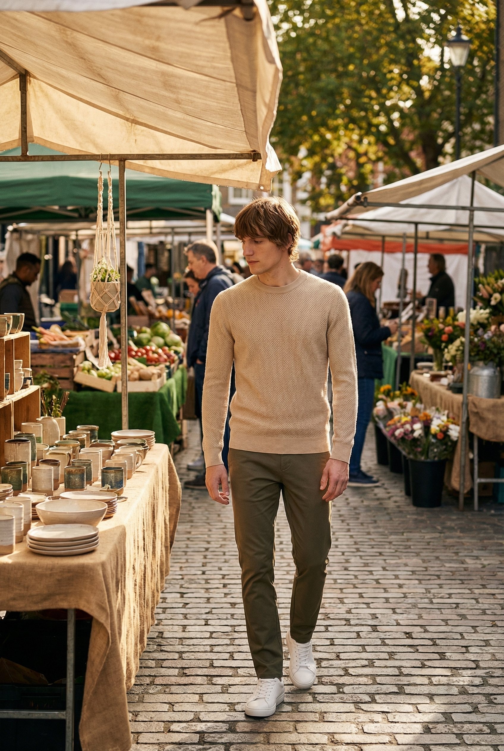 Men's Signature Crewneck Knit Sweater | Blackstone London