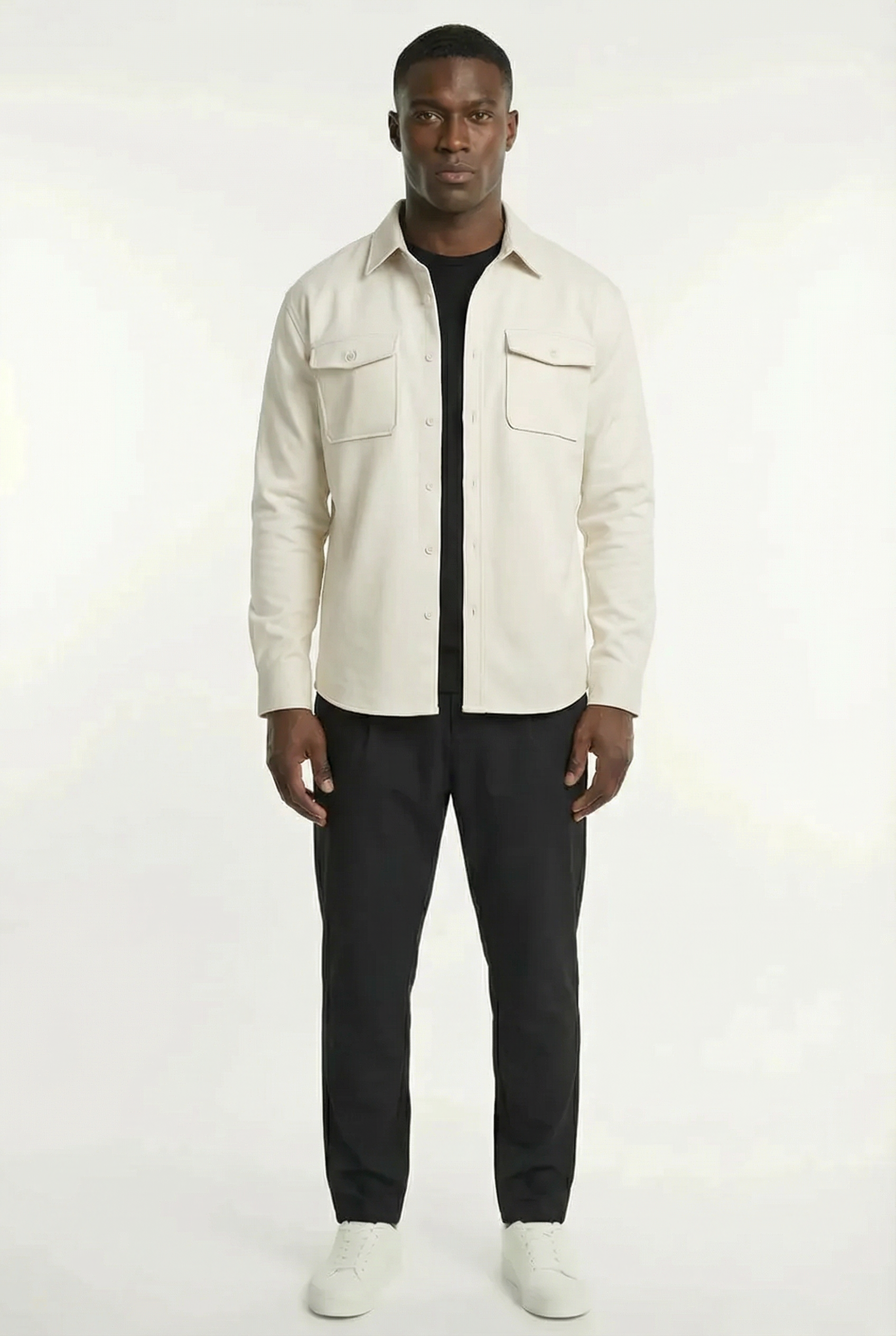 Men's Essential Button-Up Overshirt | Blackstone London