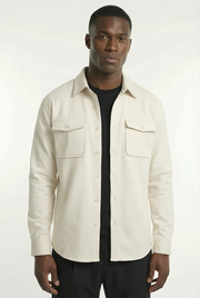 Men's Essential Button-Up Overshirt | Blackstone London