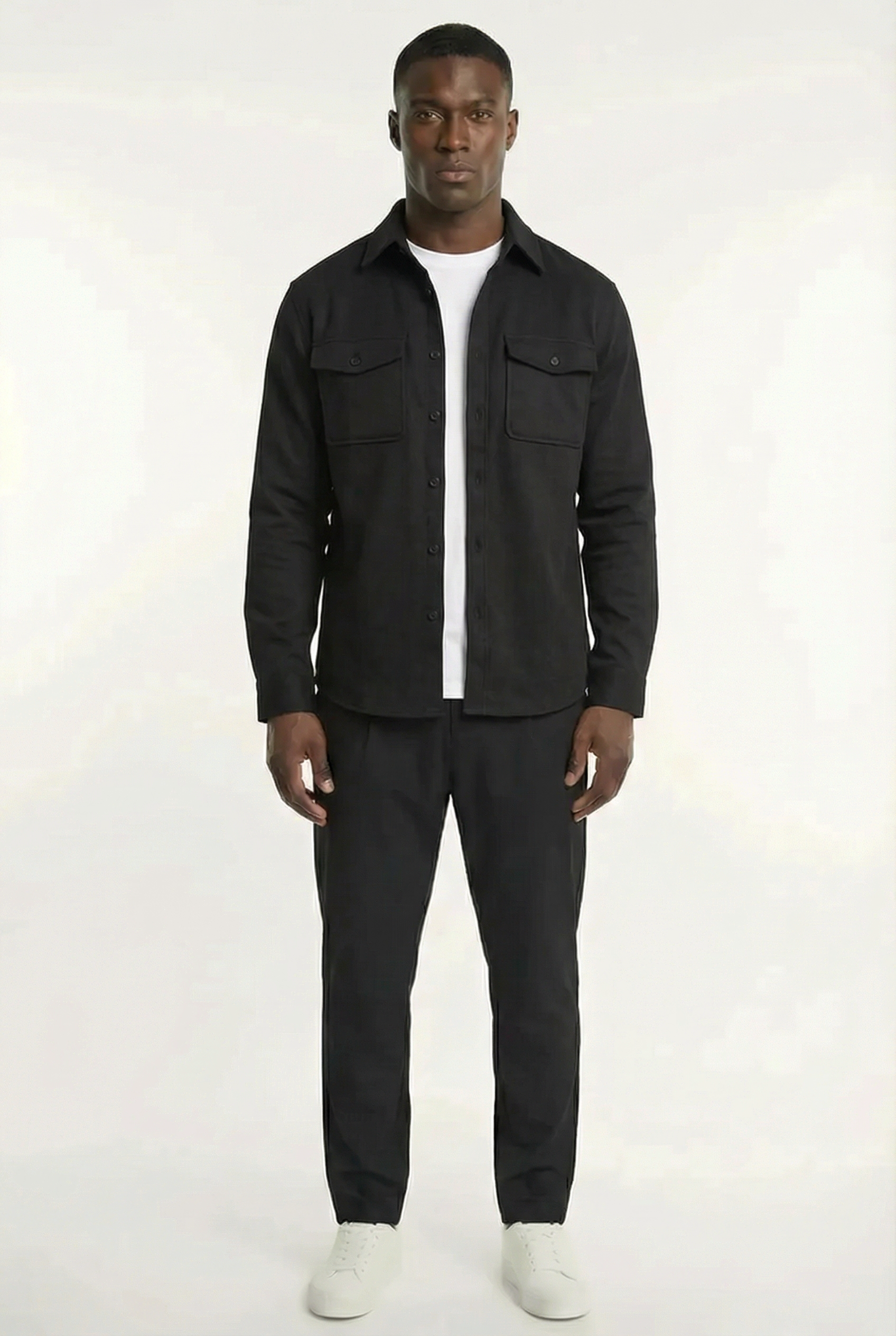 Men's Essential Button-Up Overshirt | Blackstone London