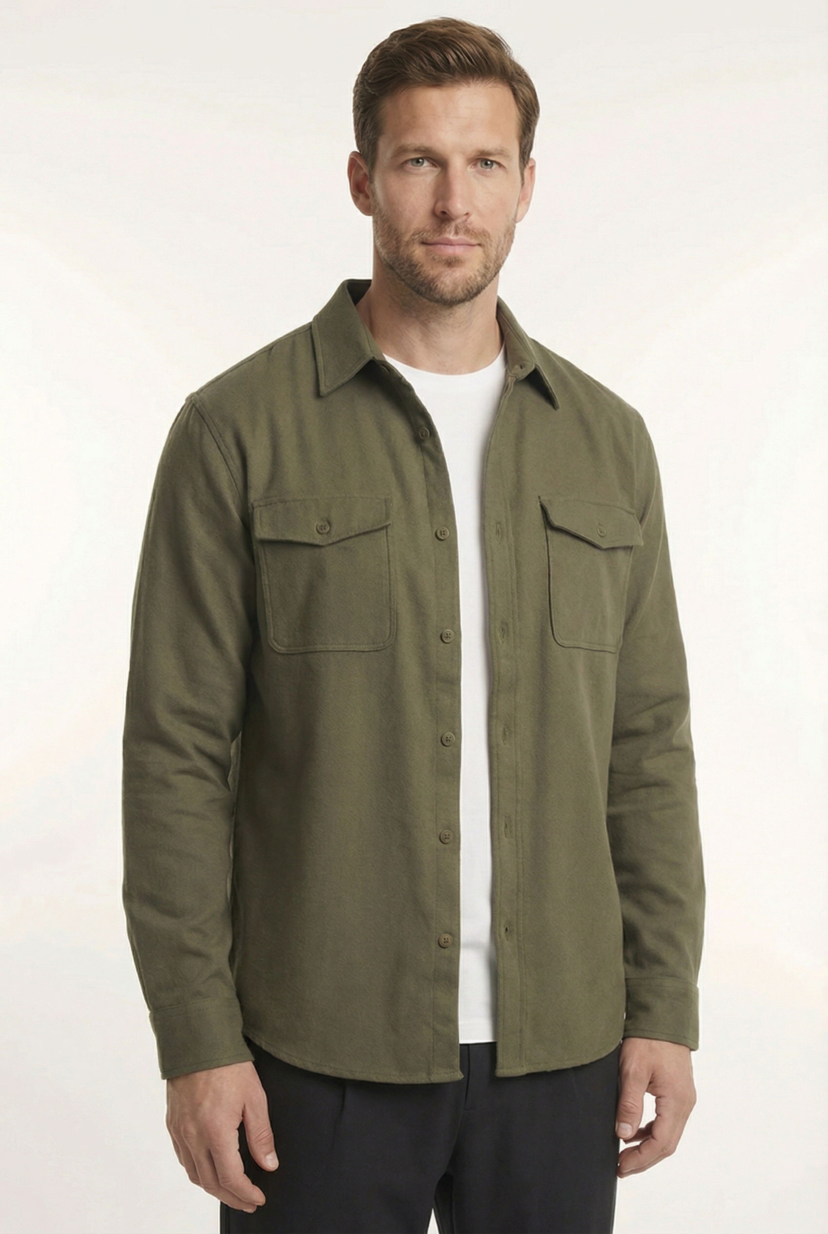 THE ESSENTIAL MENS BUTTON-UP OVERSHIRT