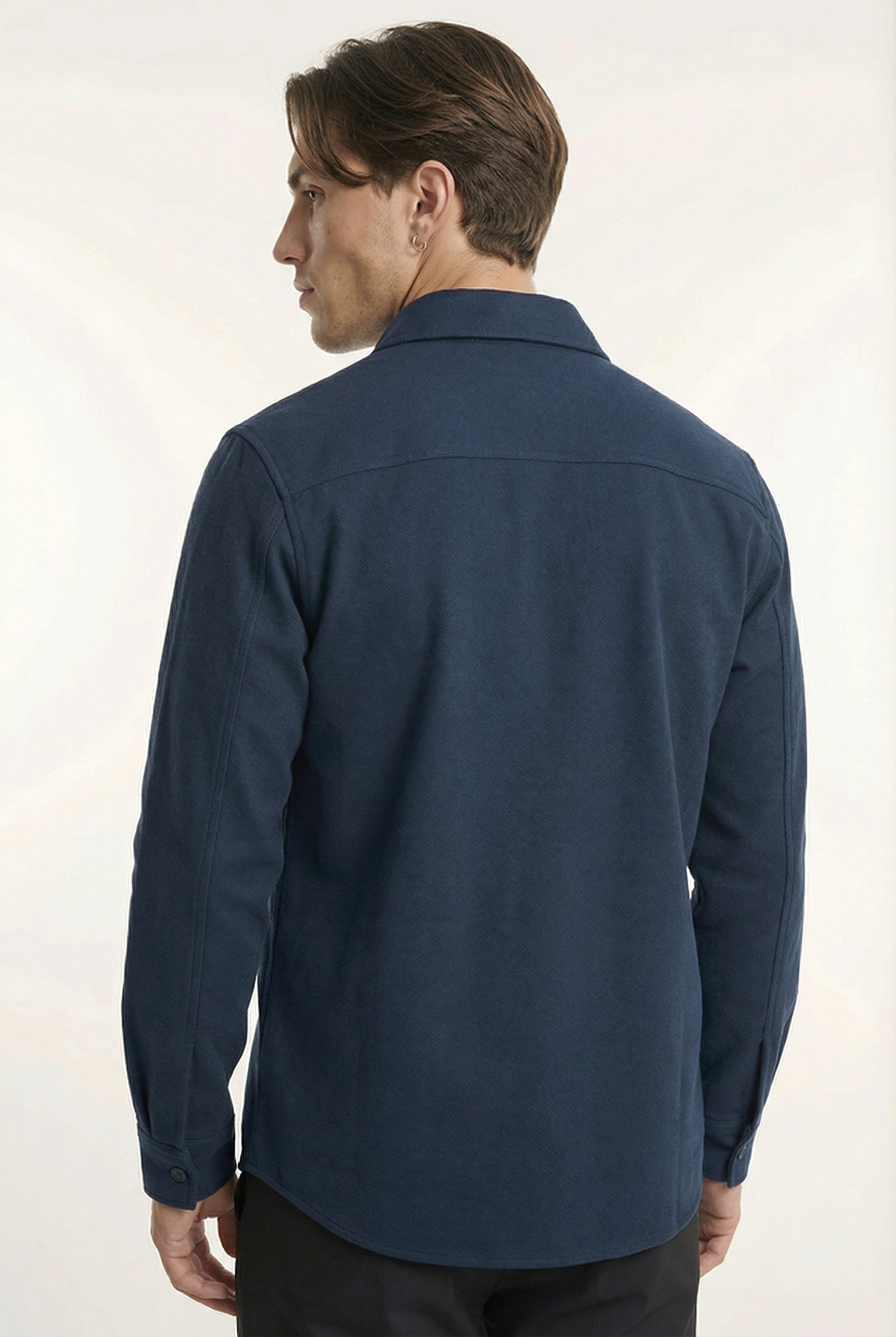 Men's Essential Button-Up Overshirt | Blackstone London