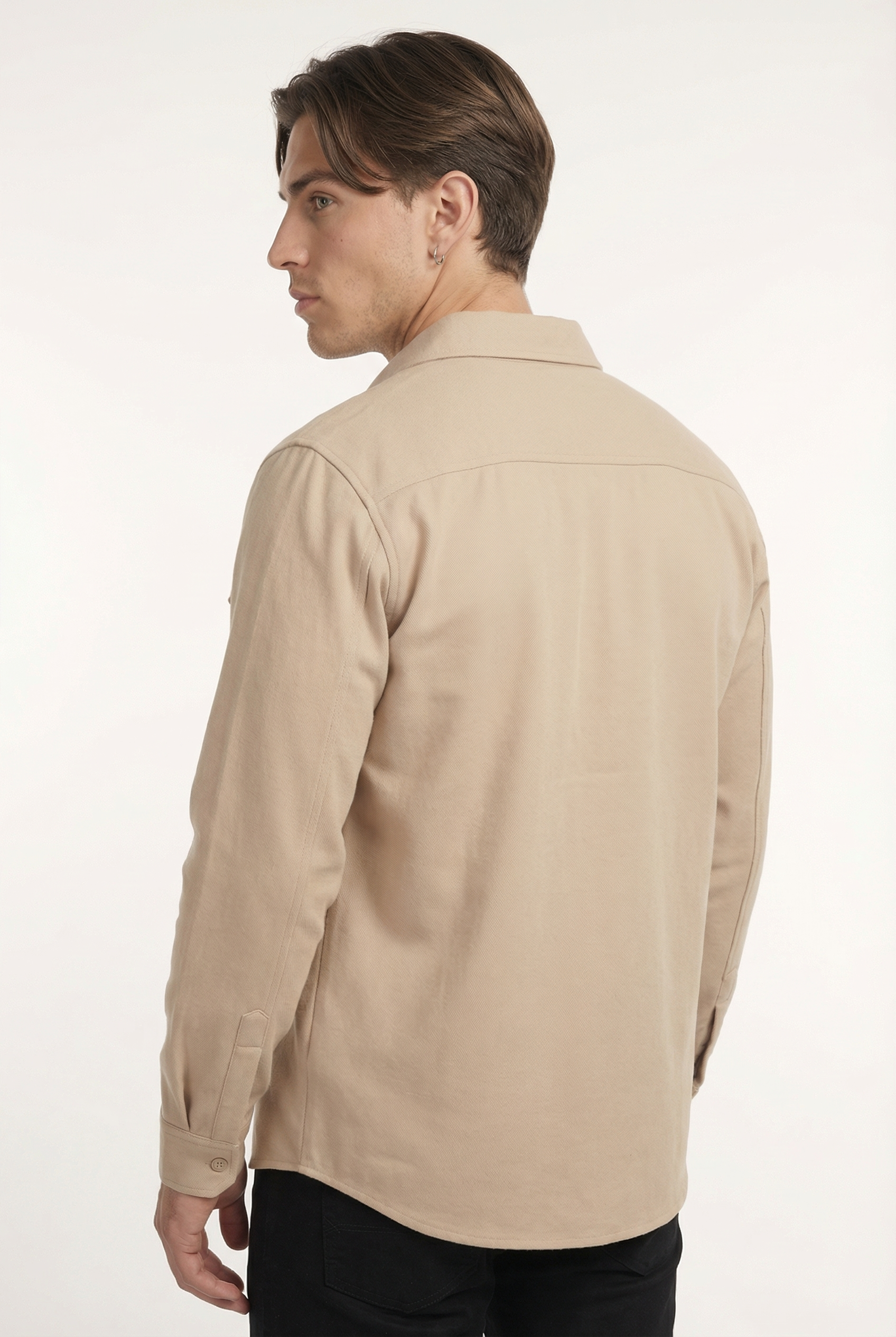 Men's Essential Button-Up Overshirt | Blackstone London