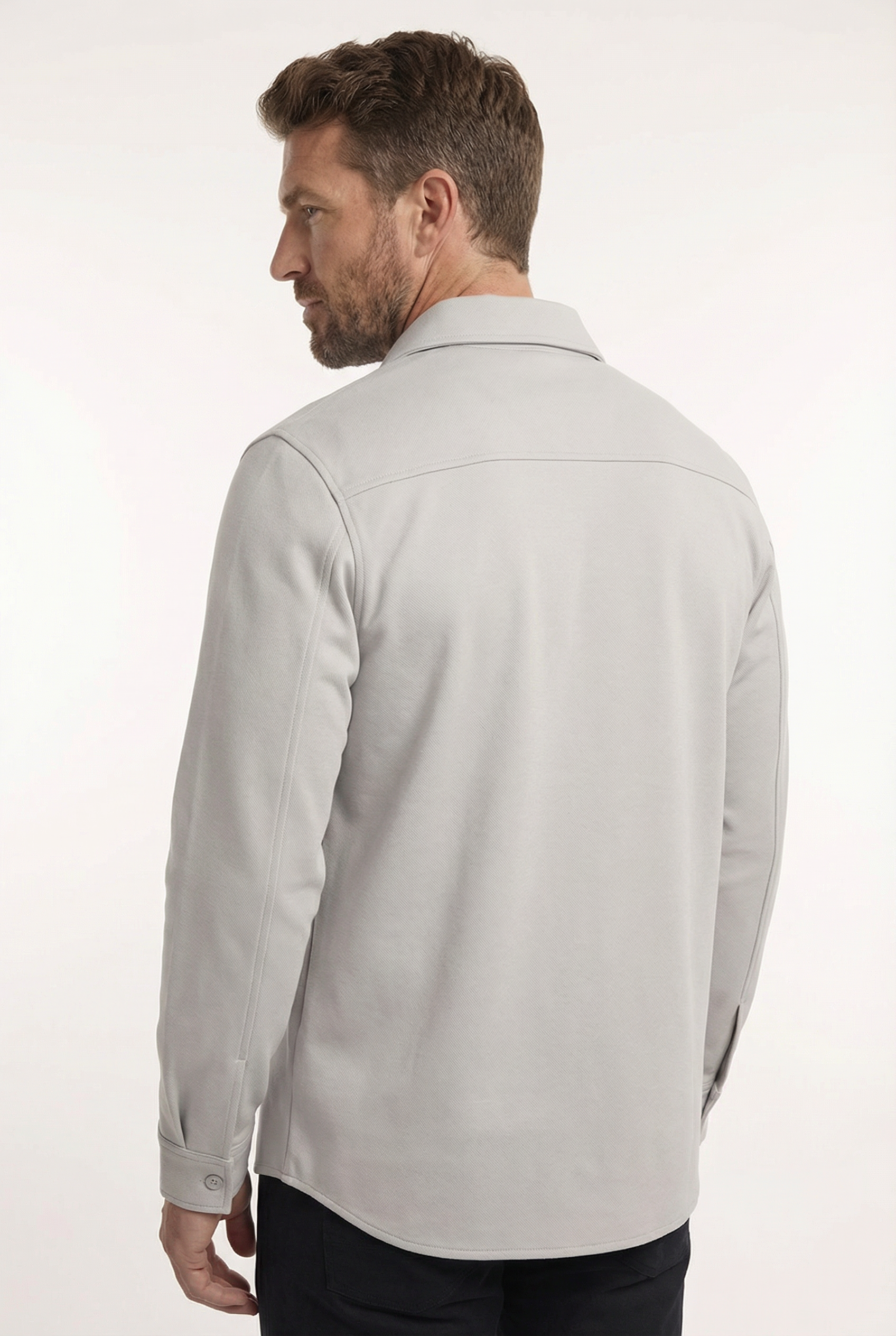 Men's Essential Button-Up Overshirt | Blackstone London