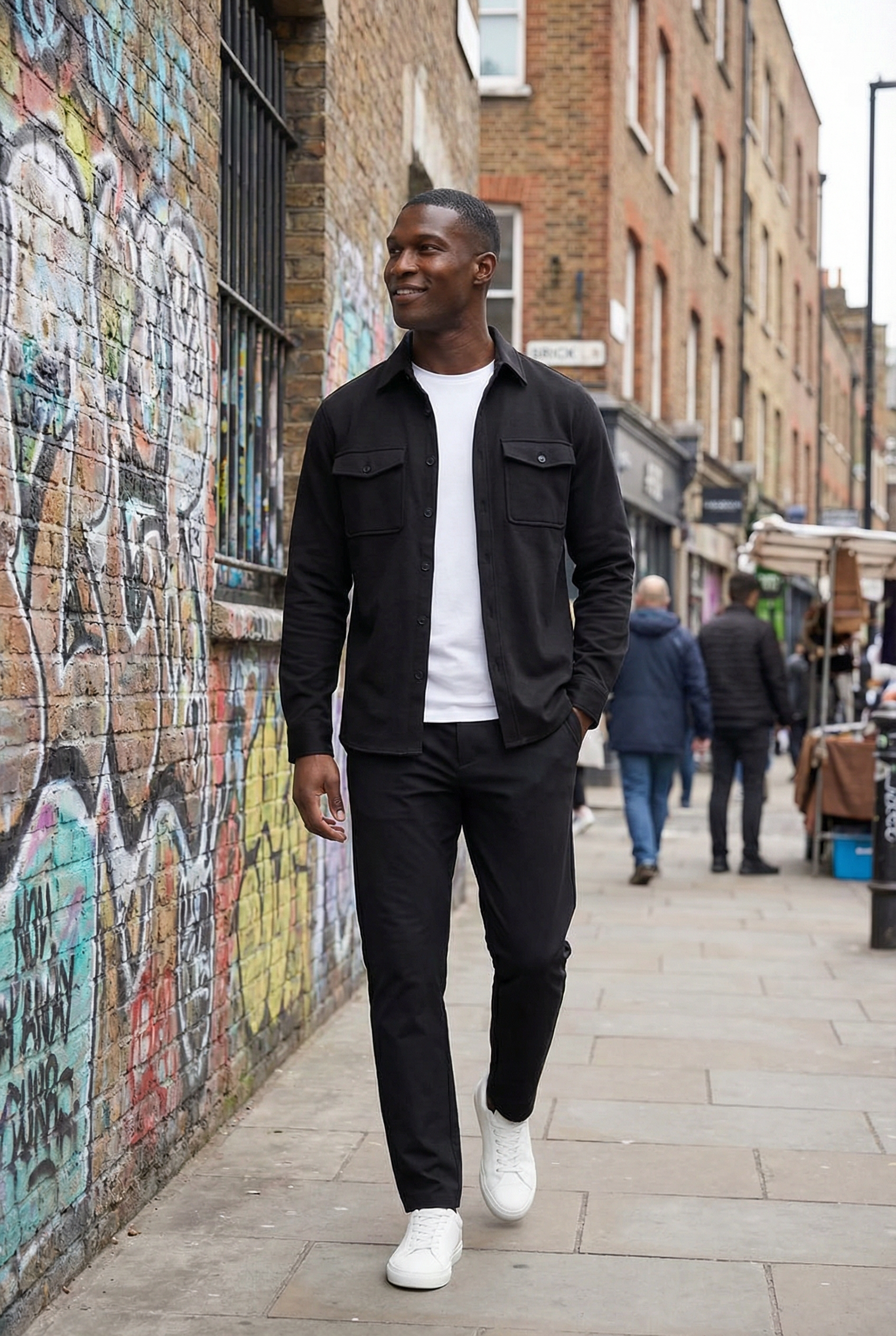 Men's Essential Button-Up Overshirt | Blackstone London