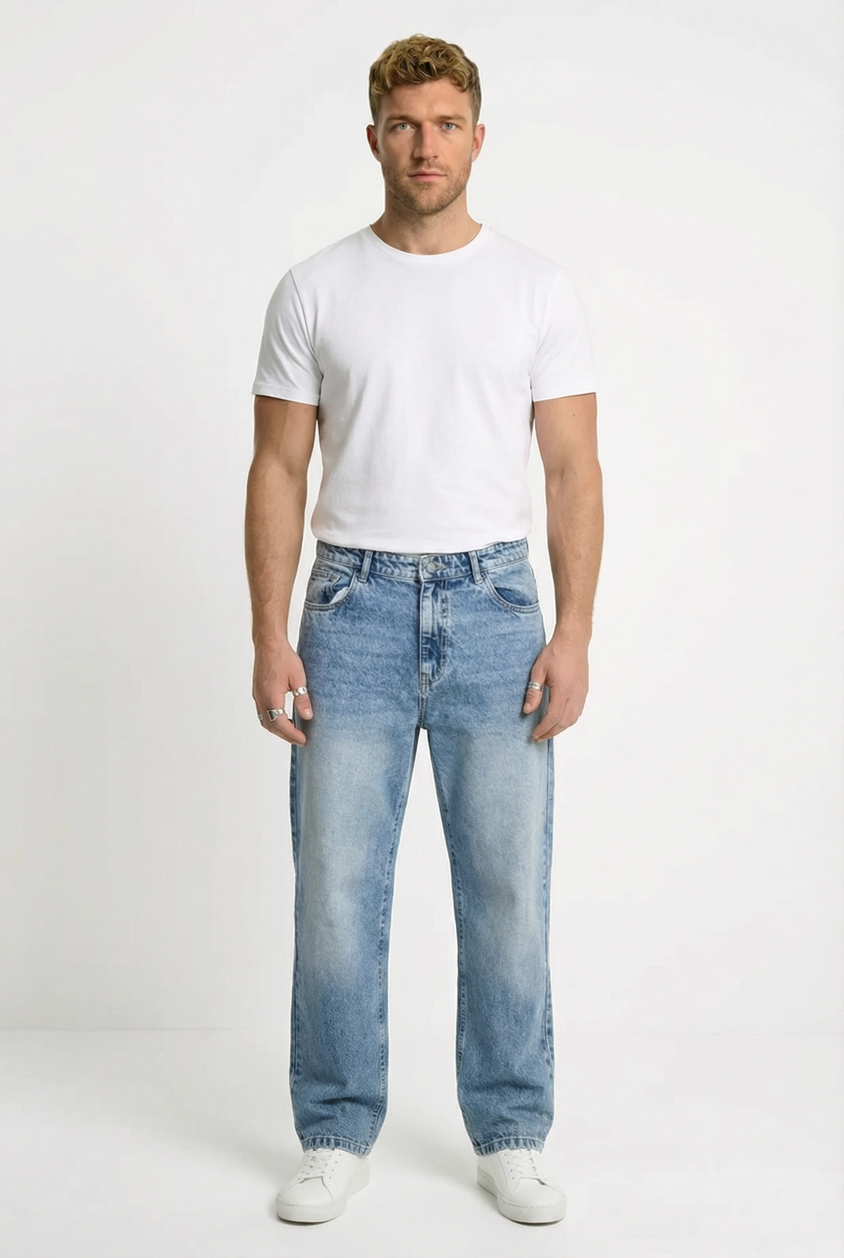 Men's Straight Fit Jeans | Blackstone London