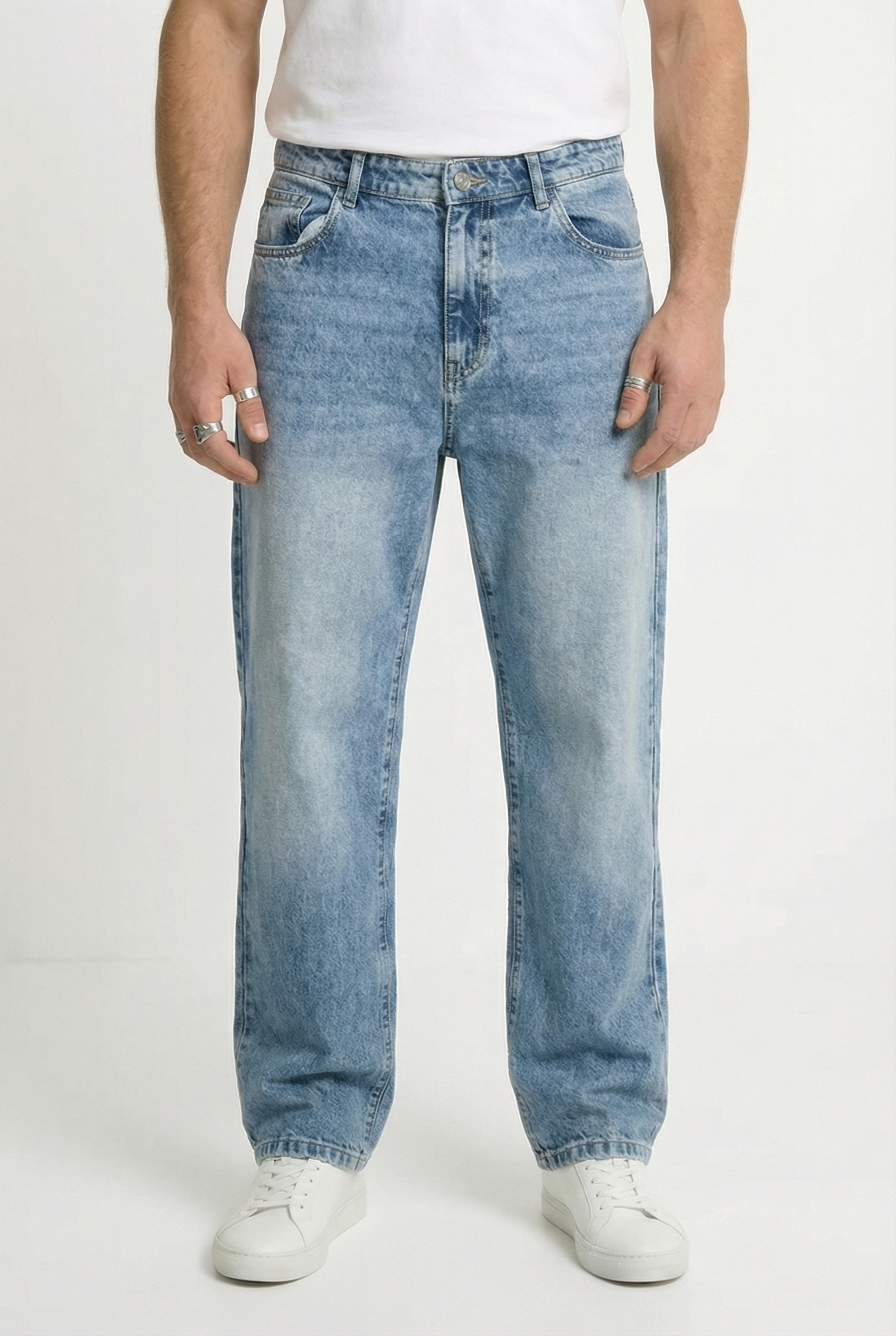THE STEELWAY MENS STRAIGHT FIT JEANS