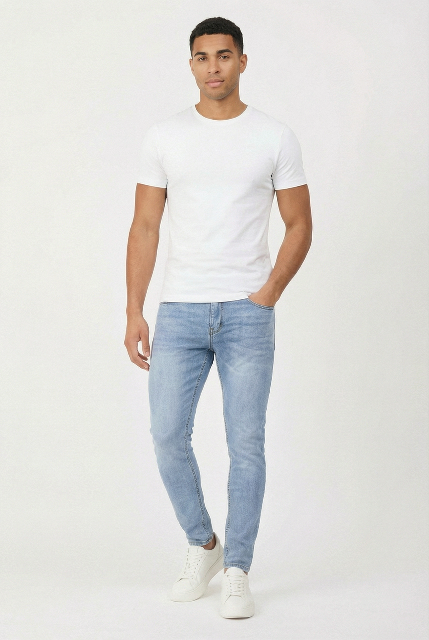 THE MONROE MENS SLIM FIT STRETCH JEANS