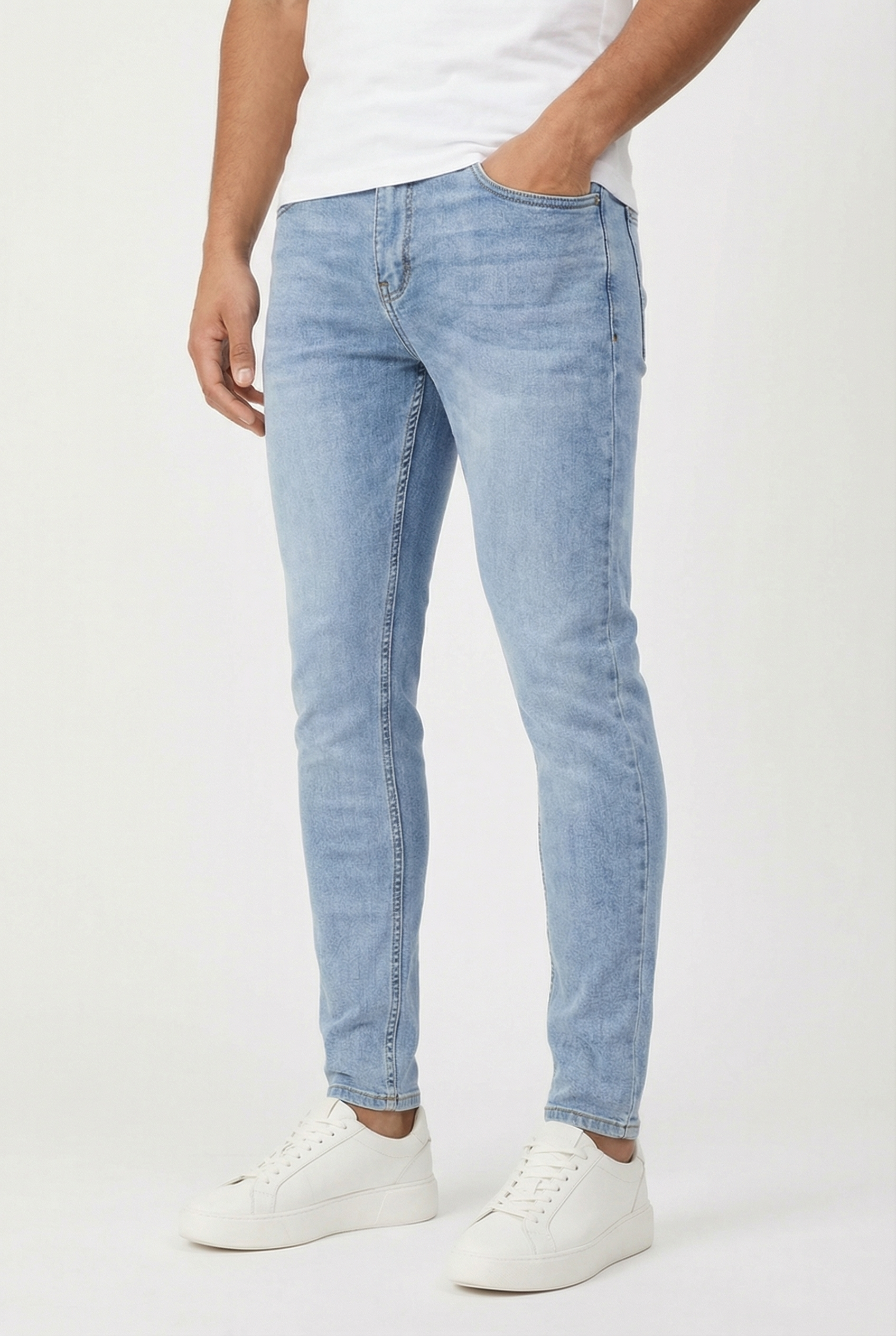 THE MONROE MENS SLIM FIT STRETCH JEANS