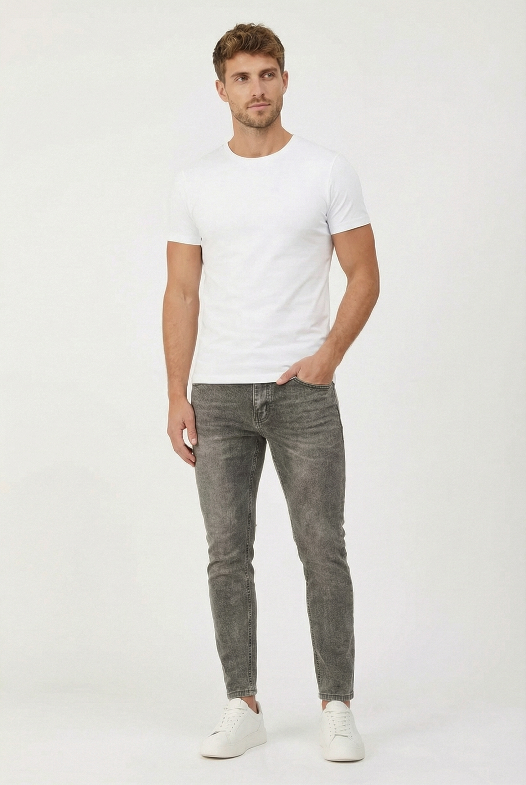 Men's Slim Fit Stretch Jeans | Blackstone London