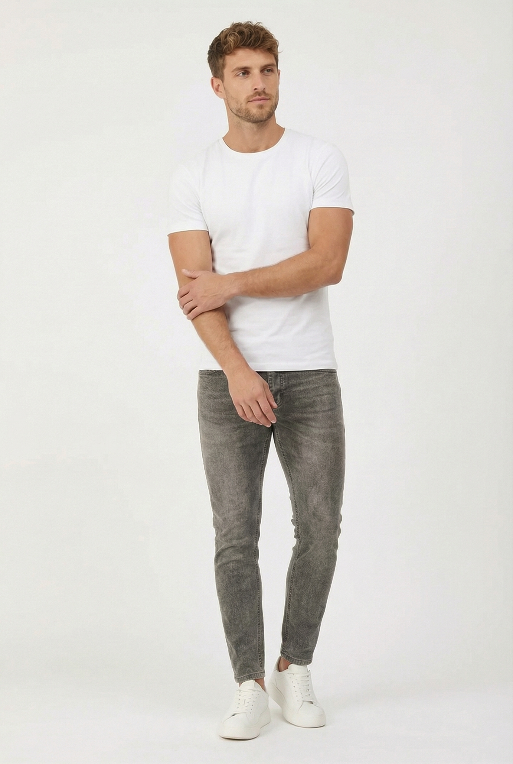 Men's Slim Fit Stretch Jeans | Blackstone London