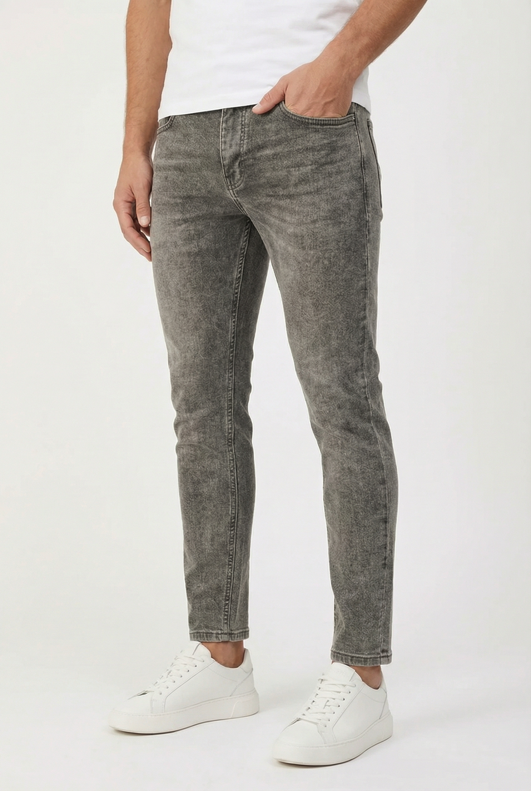 THE MONROE MENS SLIM FIT STRETCH JEANS