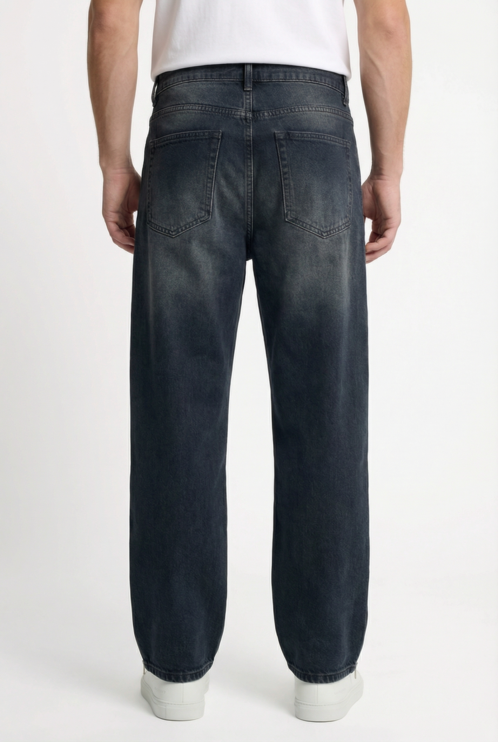 Men's Wide Leg Straight Jeans | Blackstone London