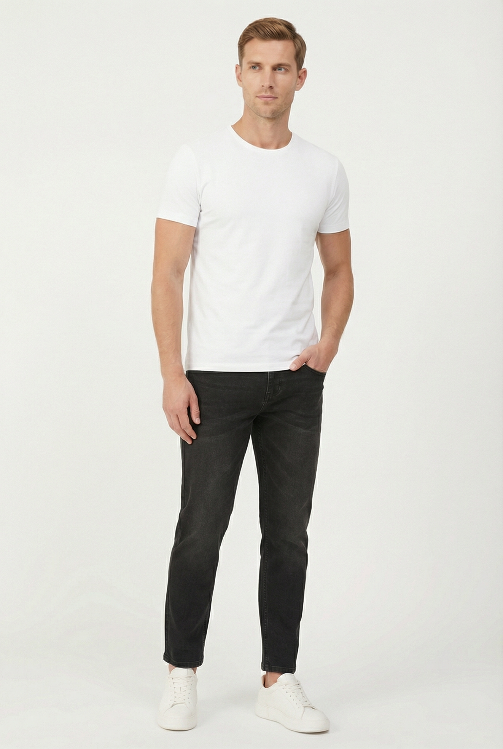 Men's Slim Fit Stretch Jeans | Blackstone London