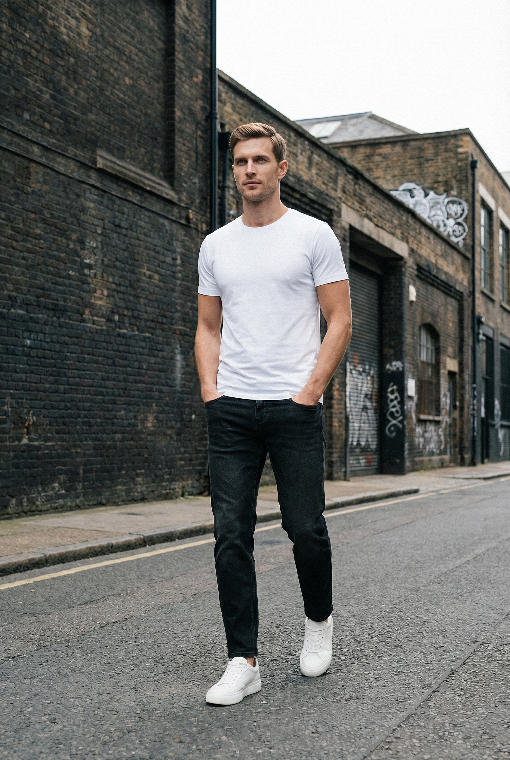 Men's Slim Fit Stretch Jeans | Blackstone London