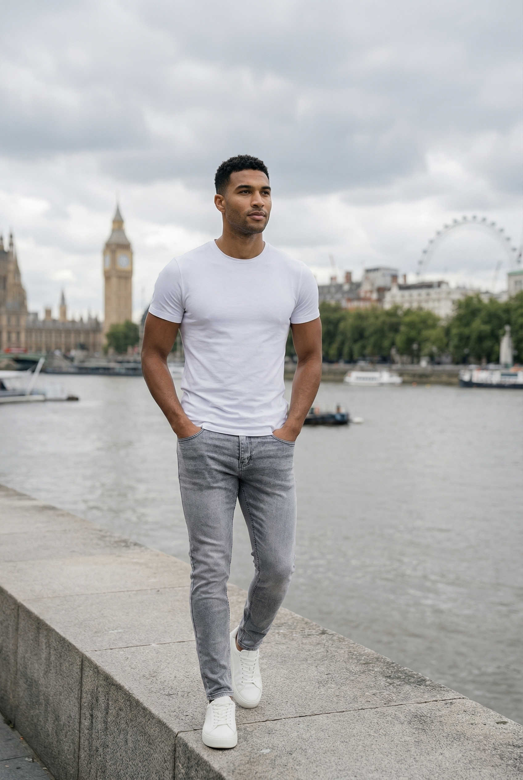 Men's Slim Fit Stretch Jeans | Blackstone London