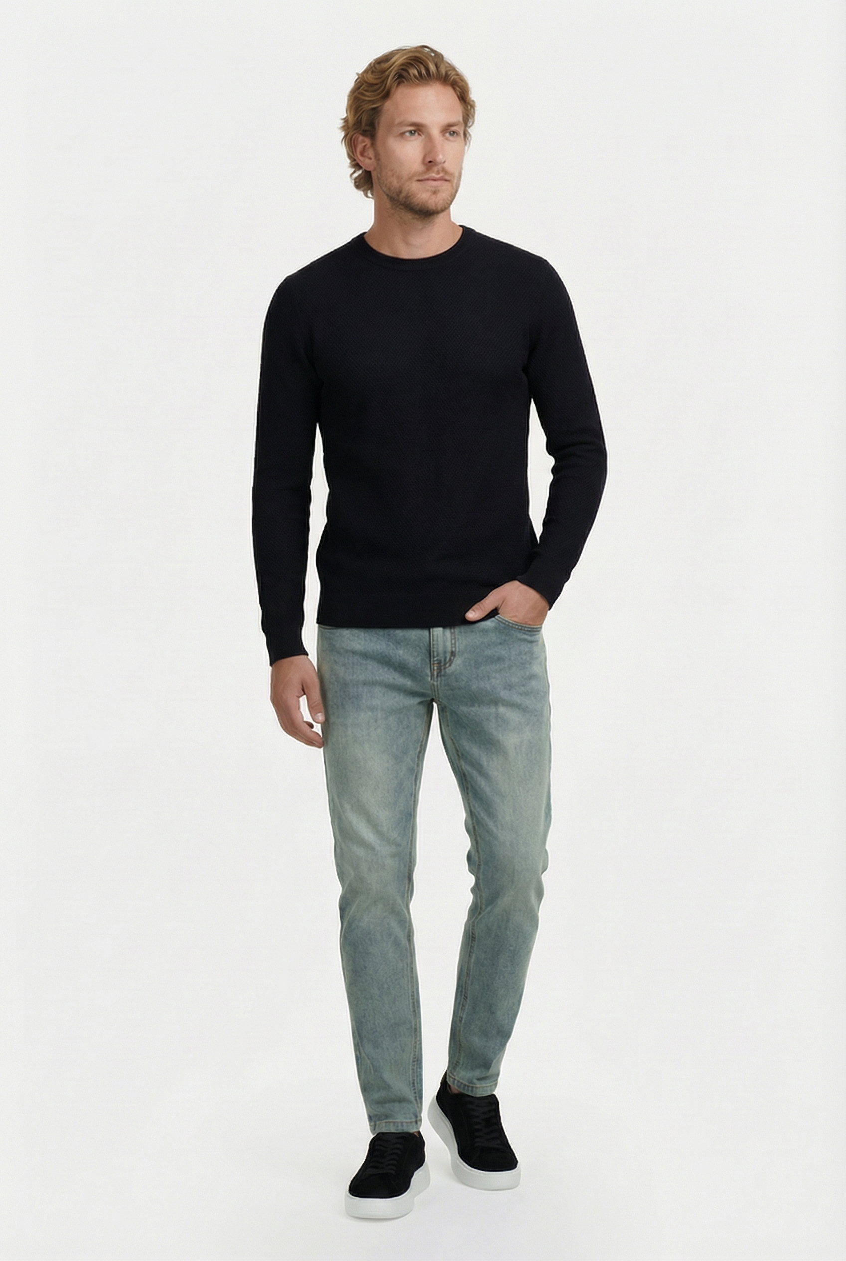 Men's Slim Fit Stretch Jeans | Blackstone London